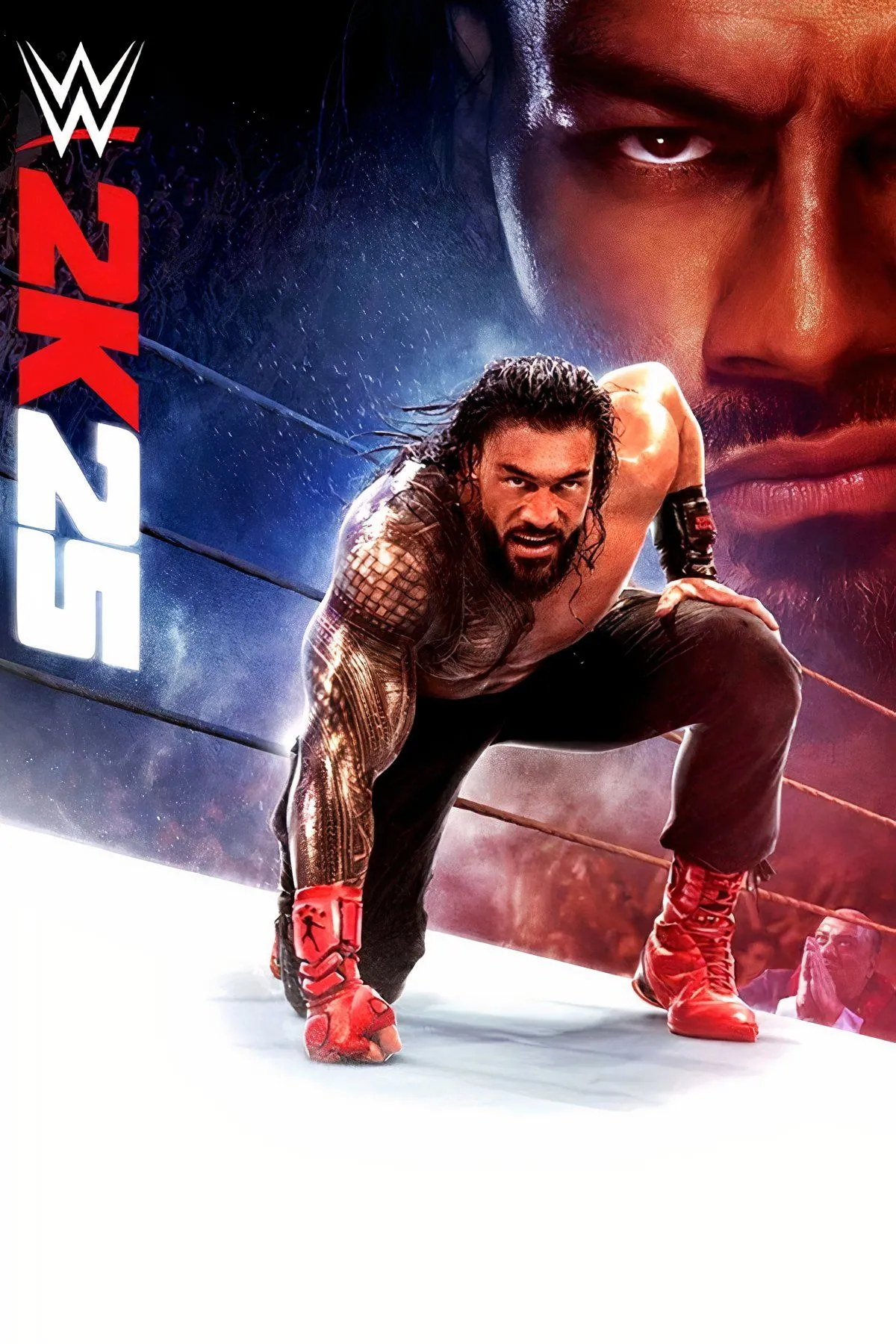 Ảnh Bìa Tiêu Chuẩn Của Game WWE 2K25 Với Các Đô Vật Nổi Tiếng
