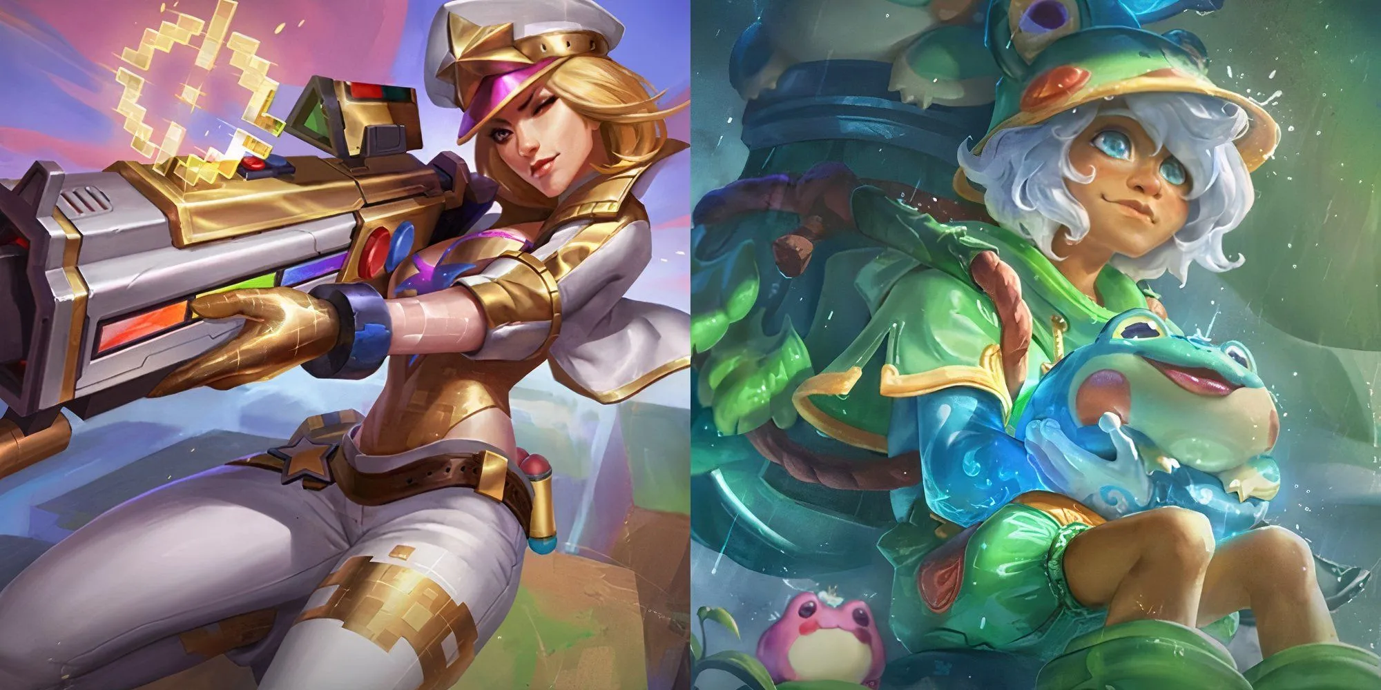 Cặp đôi Caitlyn và Milio đường dưới phối hợp cùng nhau