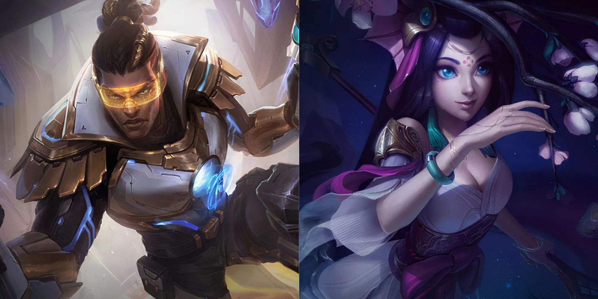 Cặp đôi Lucian và Nami trong game Liên Minh Huyền Thoại