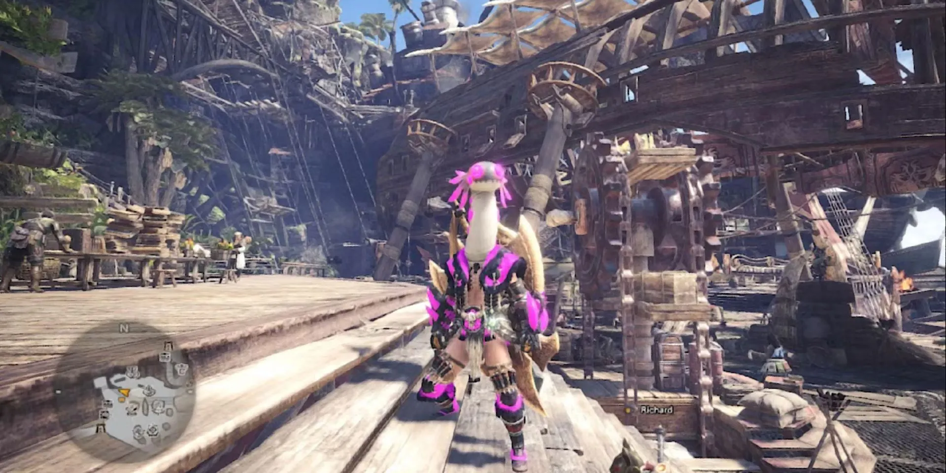 Game thủ đội mũ Wiggler kỳ lạ trong Monster Hunter World