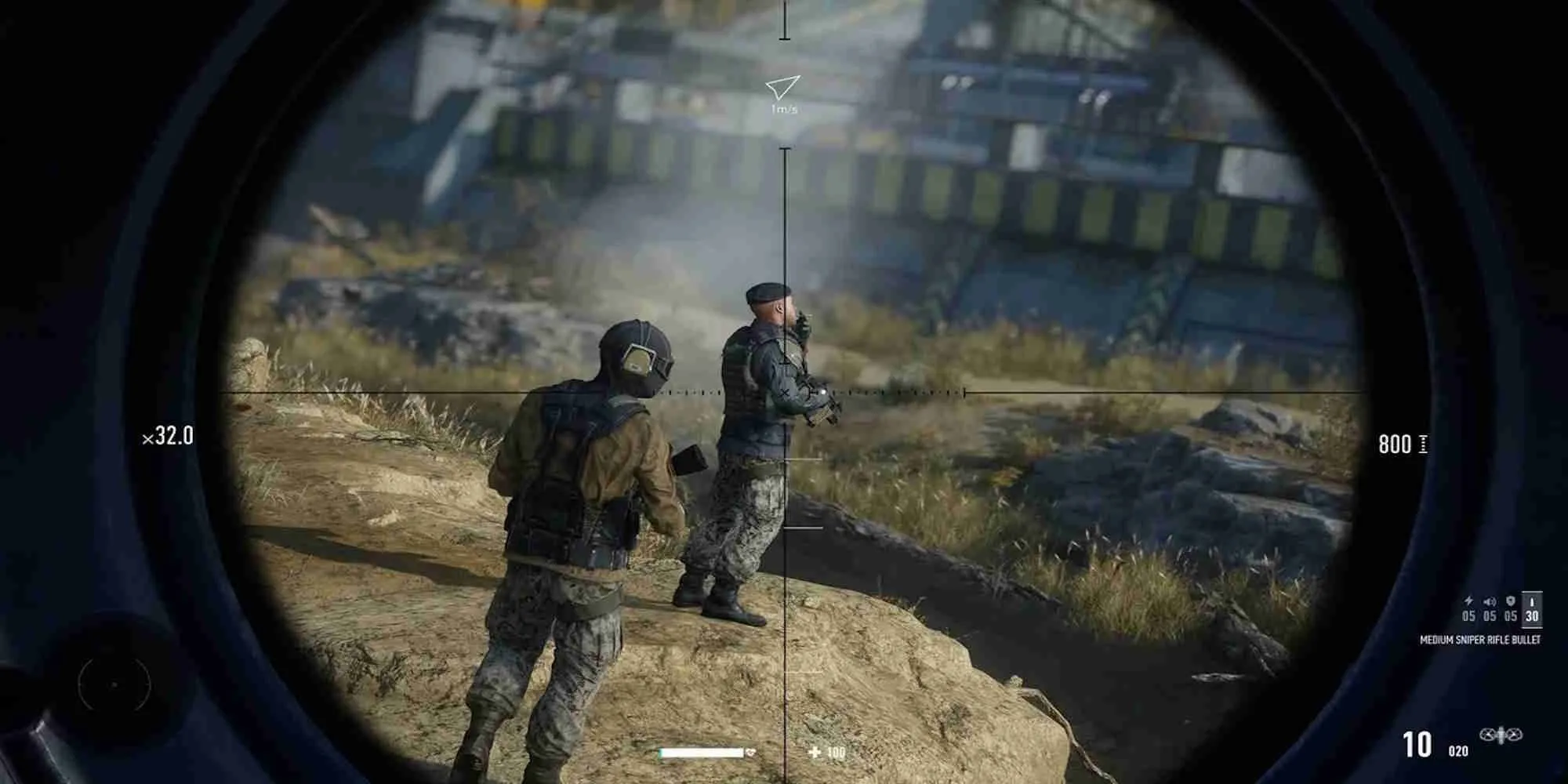Góc nhìn ống ngắm bắn tỉa trong game Sniper Ghost Warrior Contracts 2