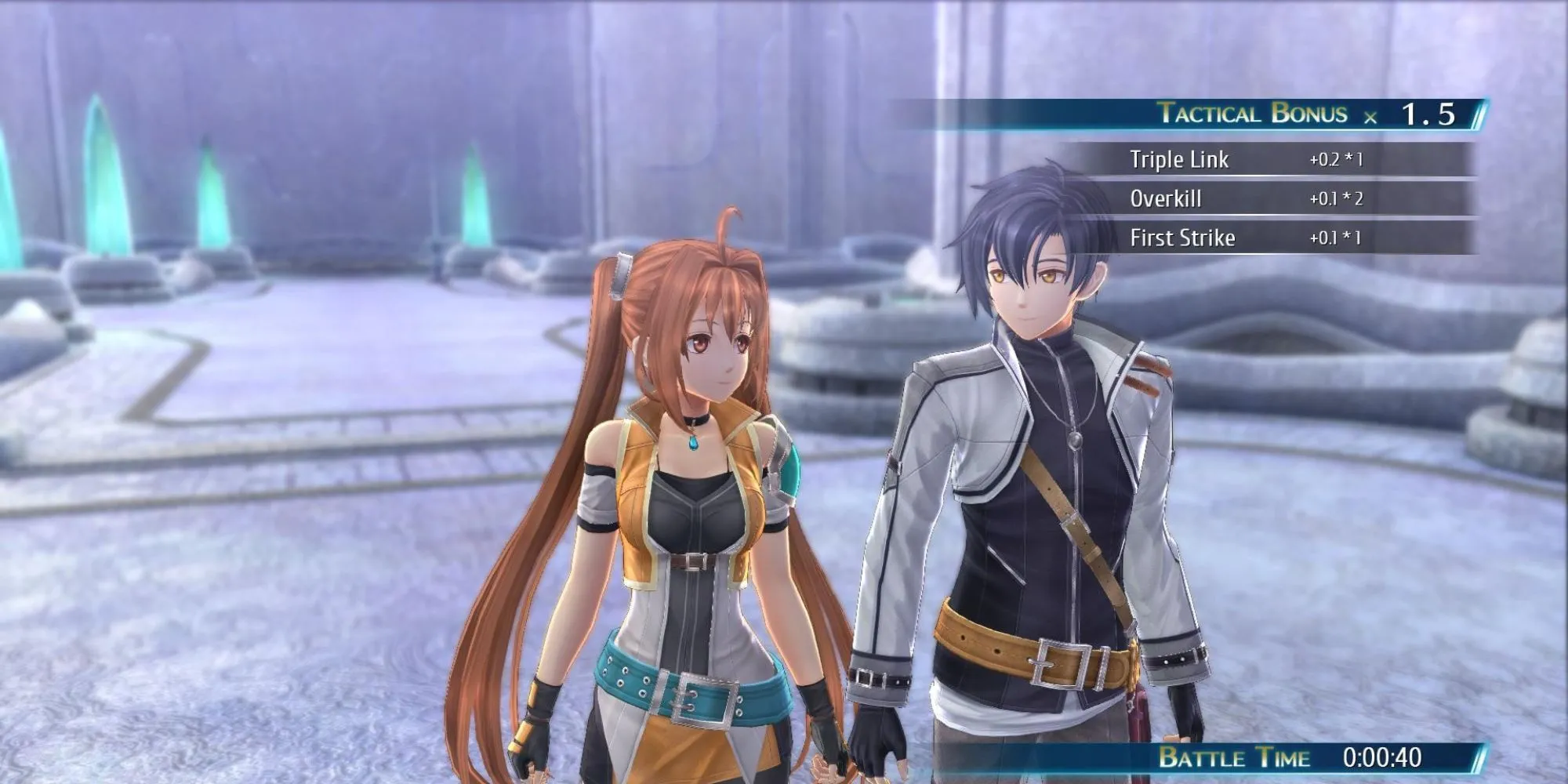 Hai nhân vật Estelle và Joshua Bright trong The Legend of Heroes: Trails in the Sky