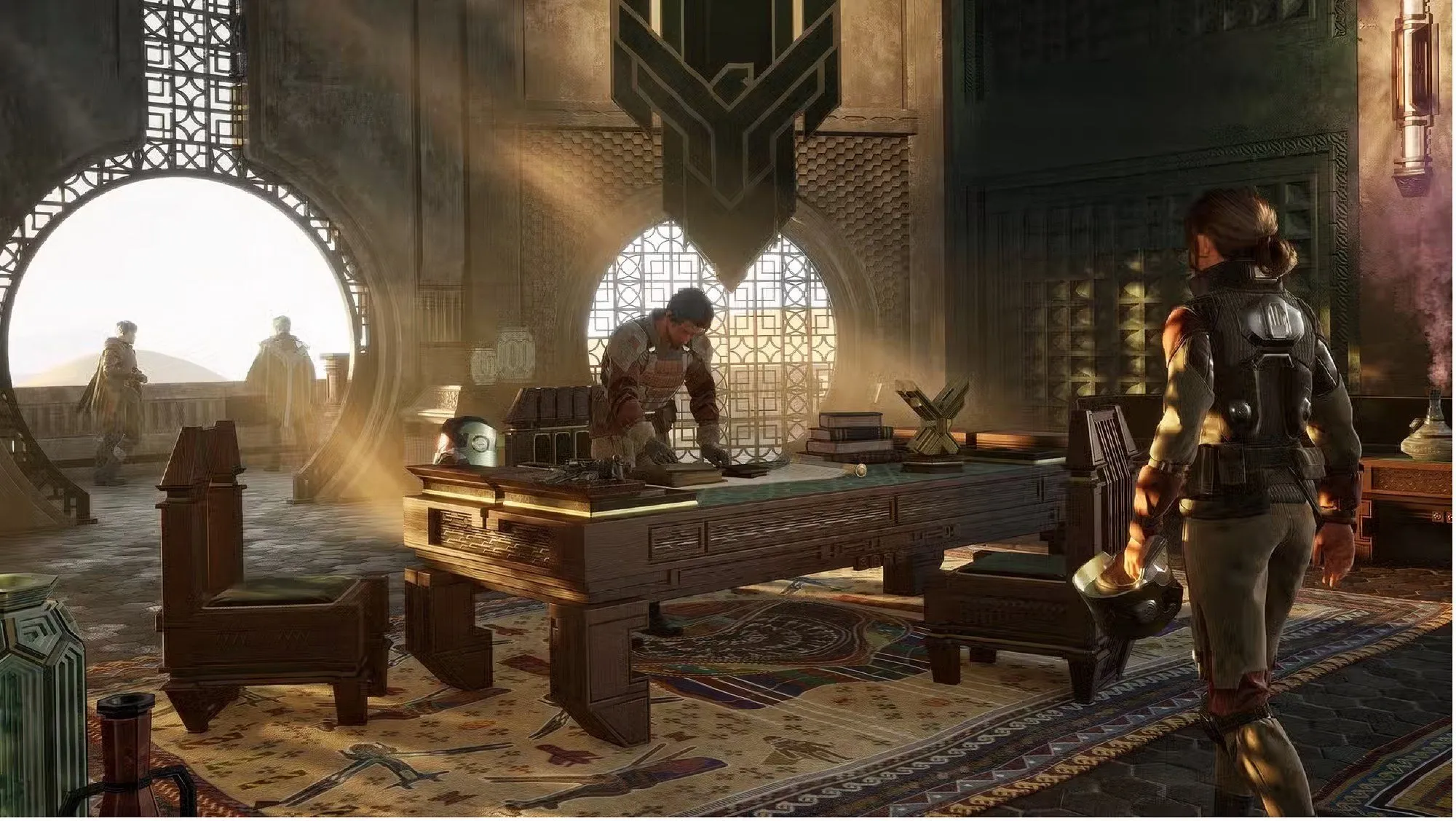 Hình ảnh đồ họa trong game MMORPG Dune Awakening