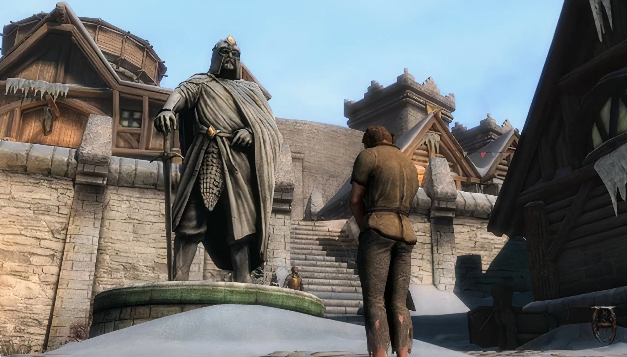 Hình ảnh dự án Skyblivion, phiên bản làm lại Oblivion trong Skyrim do fan thực hiện