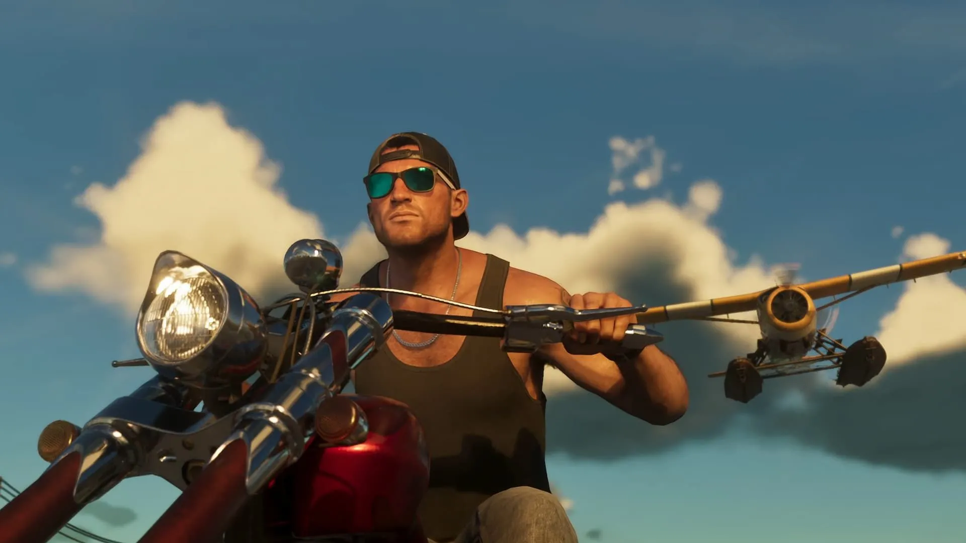 Hình ảnh từ Trailer 2 GTA 6: Cảnh Jason và Lucia đi xe máy về đêm