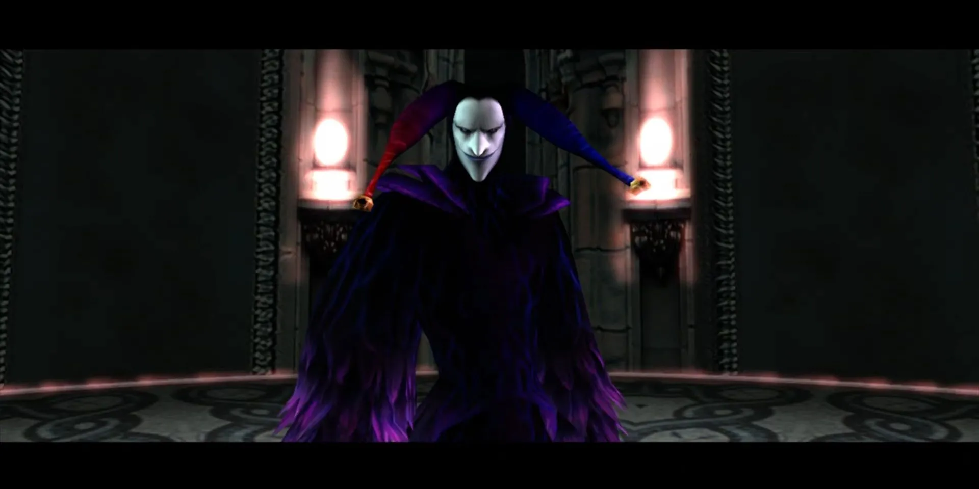 Jester xuất hiện trước Dante trong game Devil May Cry 3 với điệu bộ khó hiểu