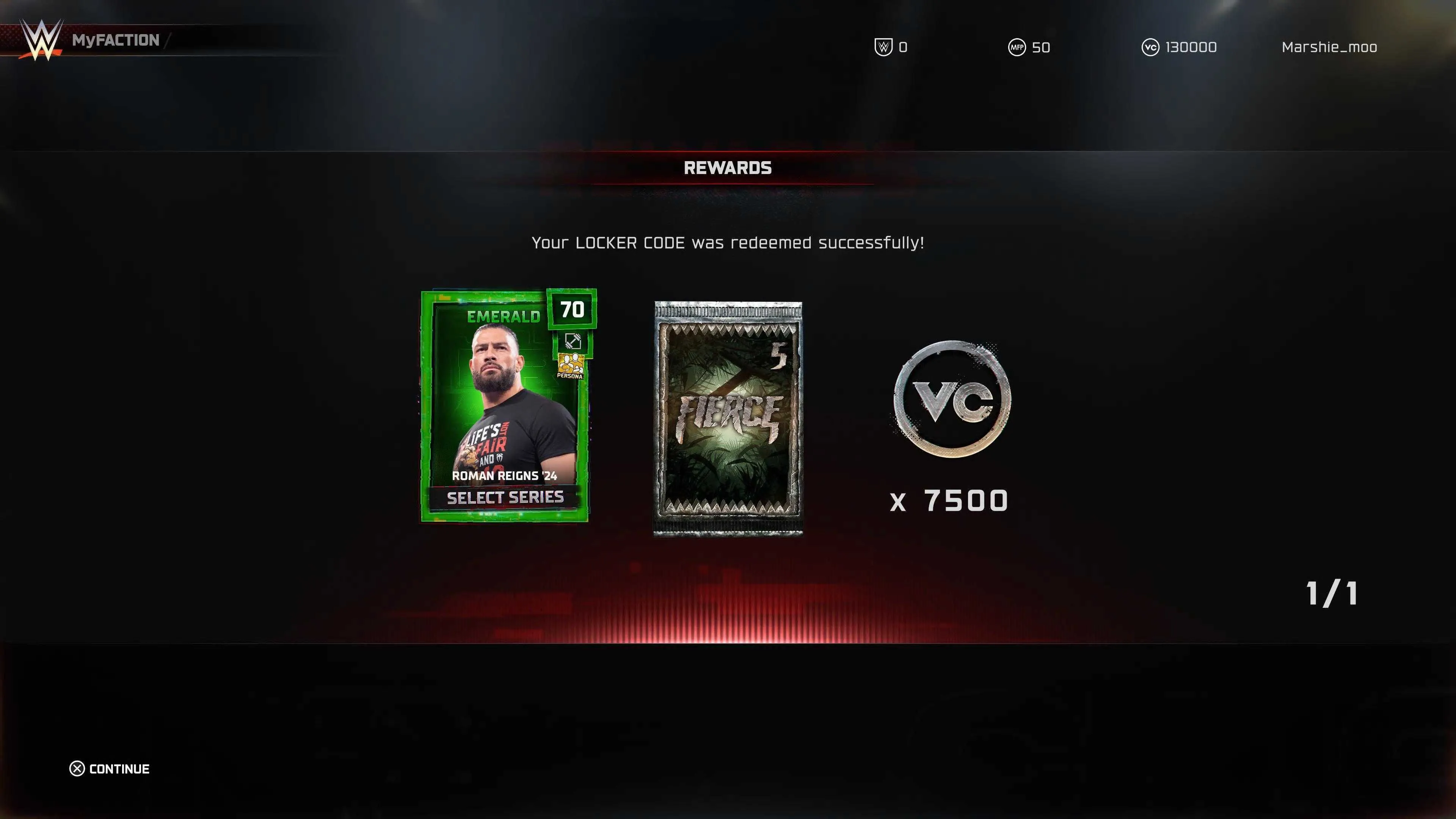 Mã Code WWE Locker Đã Đổi Thưởng Thành Công Trong WWE 2K25