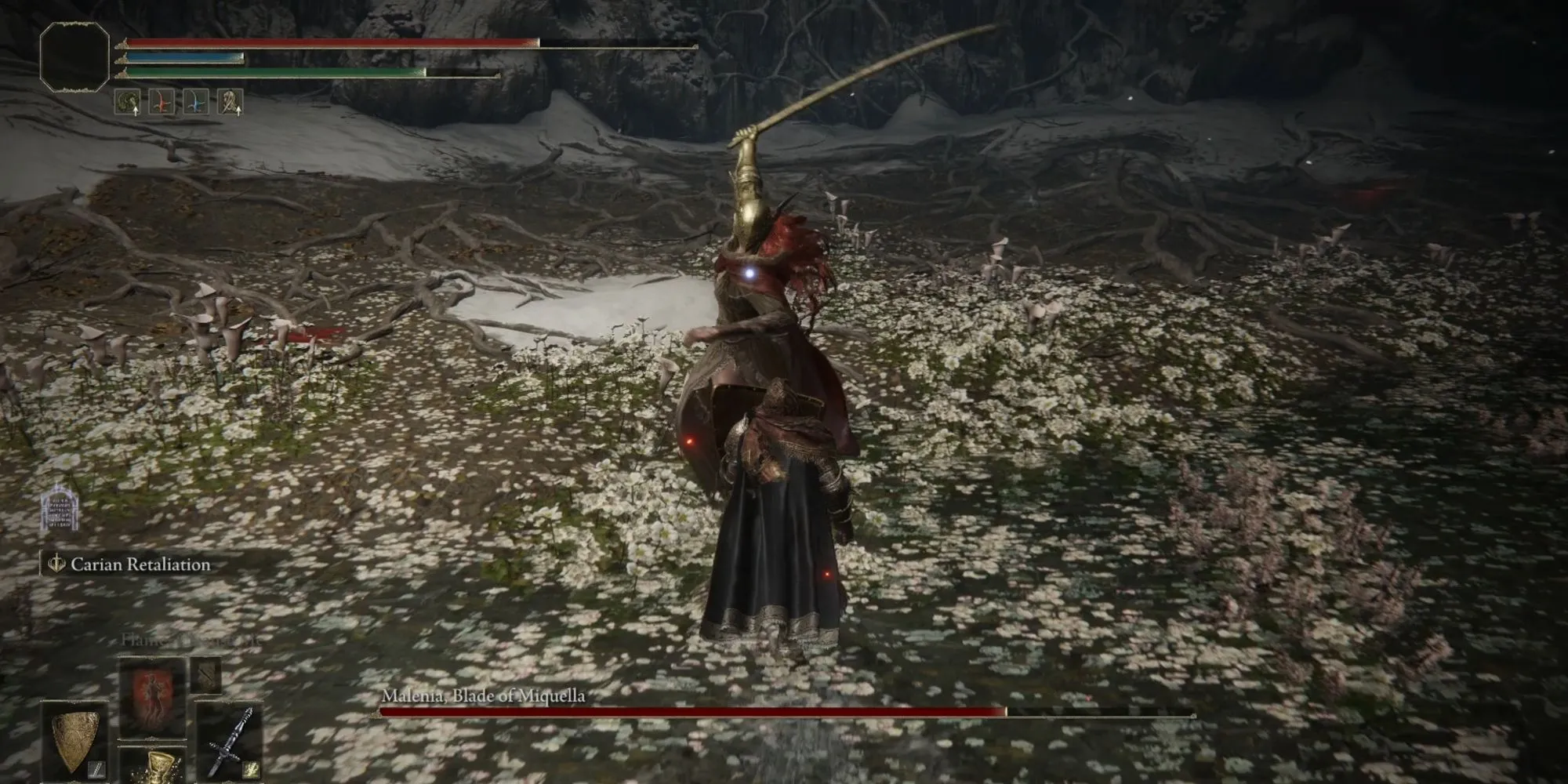Malenia, Blade of Miquella tung đòn tấn công nhanh trong Elden Ring, một trong những boss khó nhất