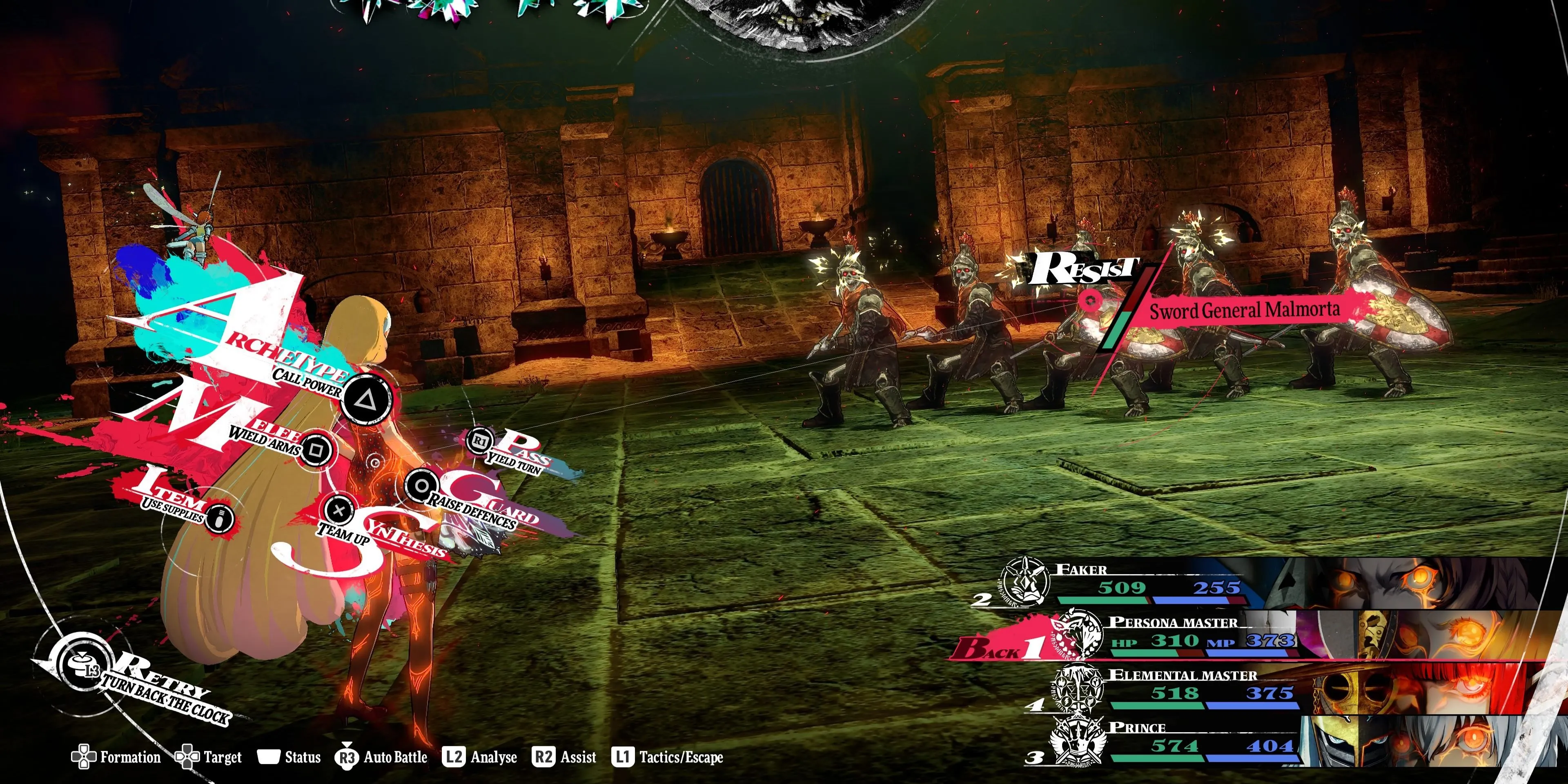 Một số kẻ thù dạng Sword General Malmorta xuất hiện trong game nhập vai Metaphor: ReFantazio