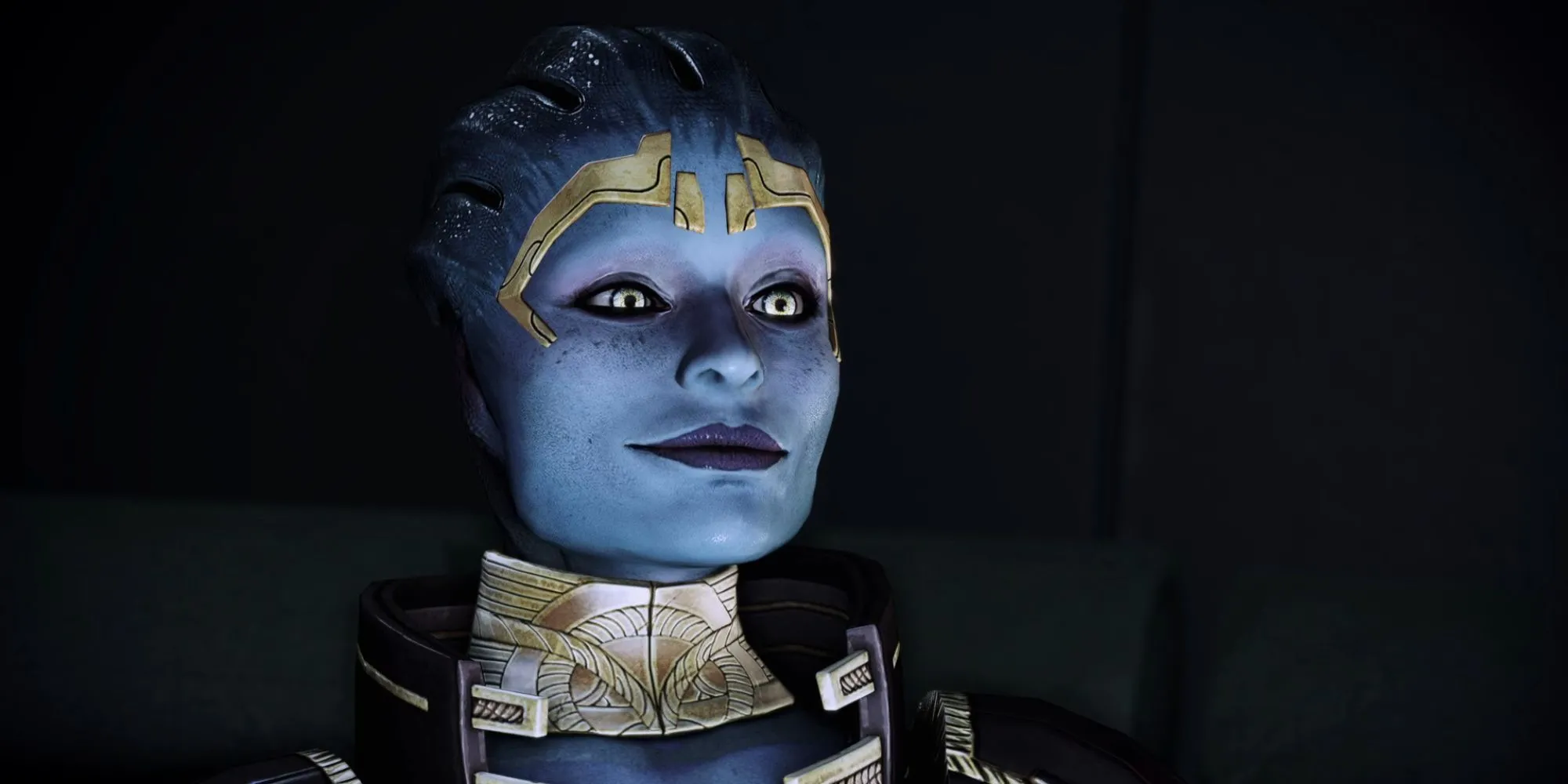 Nhân vật Asari tên Morinith từ Mass Effect với vẻ ngoài quyến rũ