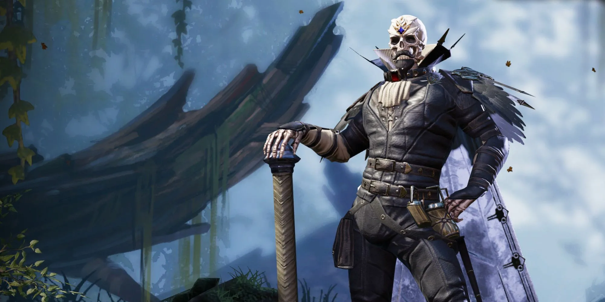 Nhân vật Fane, một bộ xương, trong Divinity: Original Sin 2