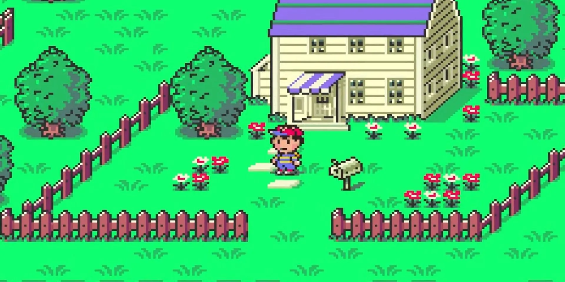 Nhân vật Ness trong game RPG cổ điển Earthbound