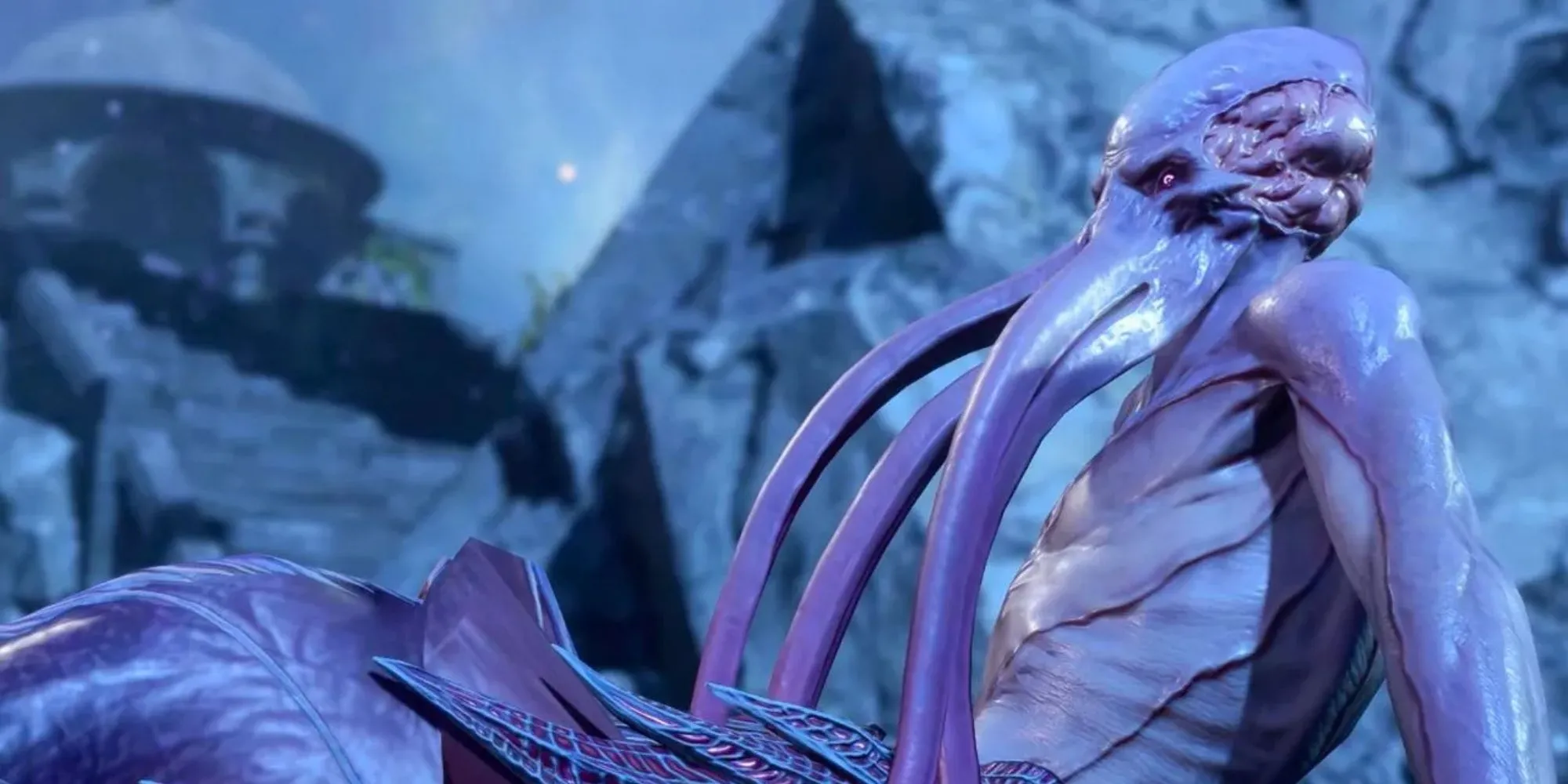 Nhân vật The Emperor dưới dạng Mindflayer trong Baldur's Gate 3