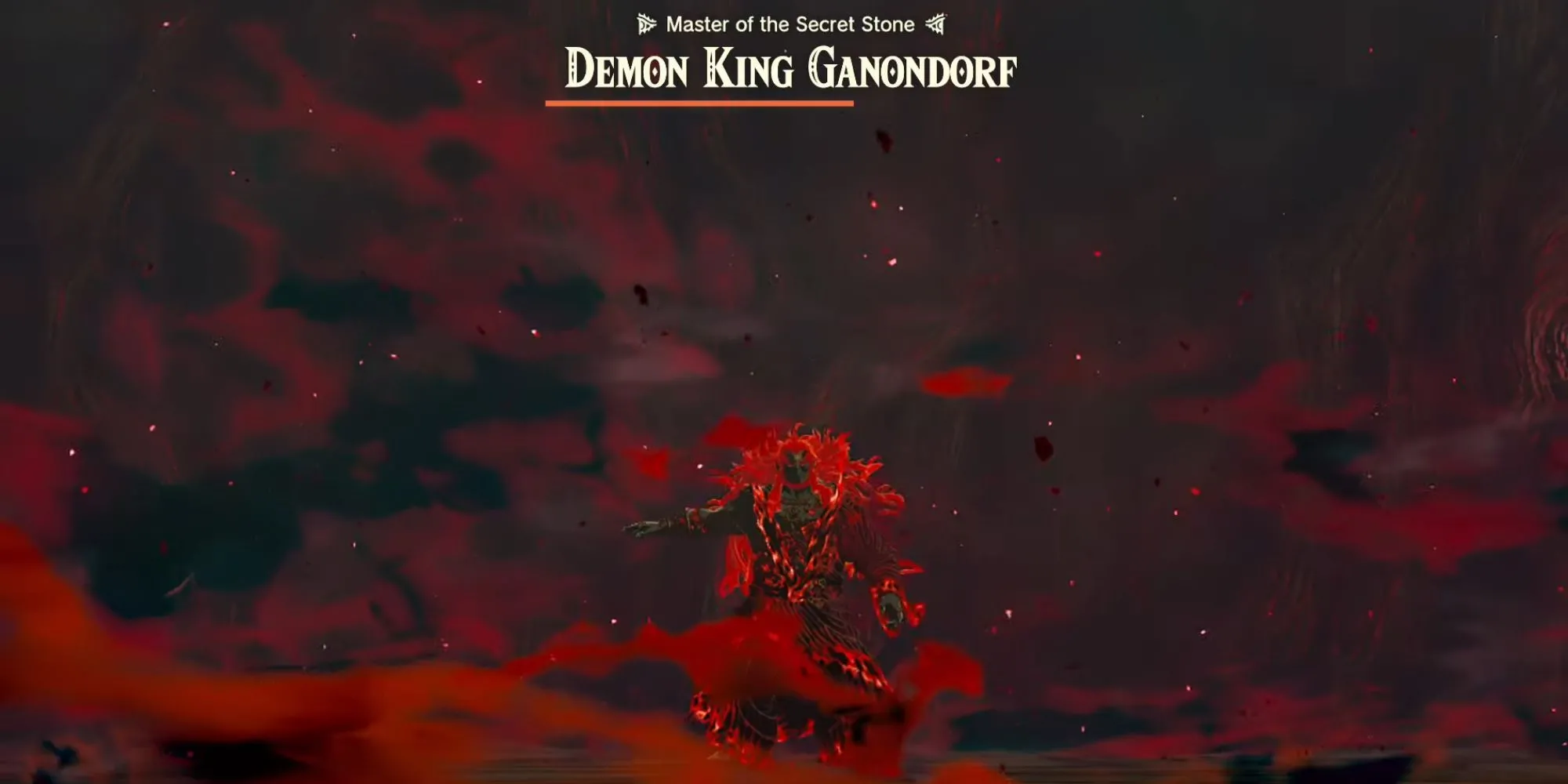 Quỷ Vương Ganondorf trong The Legend of Zelda Tears of the Kingdom, sẵn sàng cho trận chiến cuối cùng