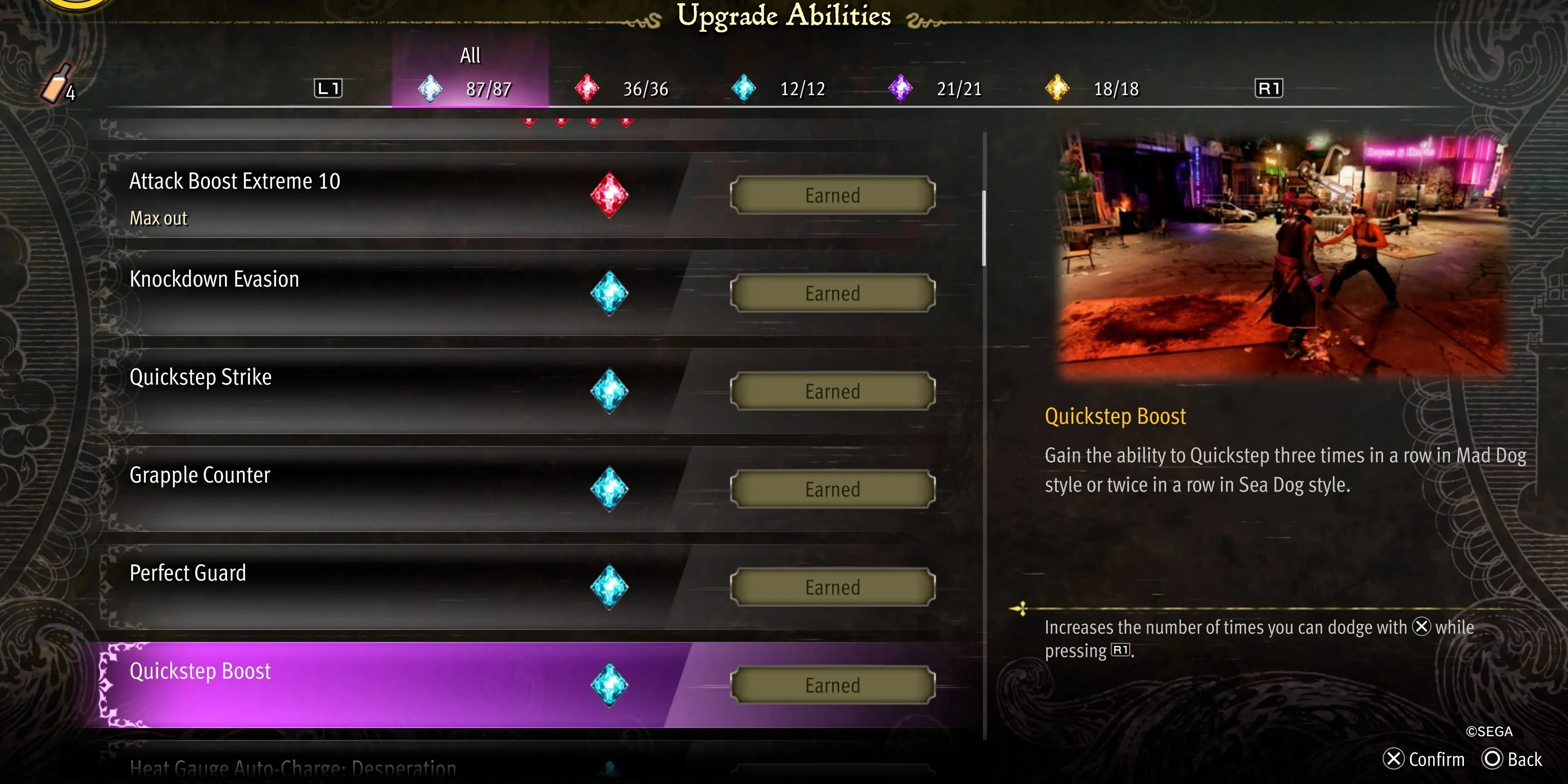Tăng cường Quickstep trong game Pirate Yakuza