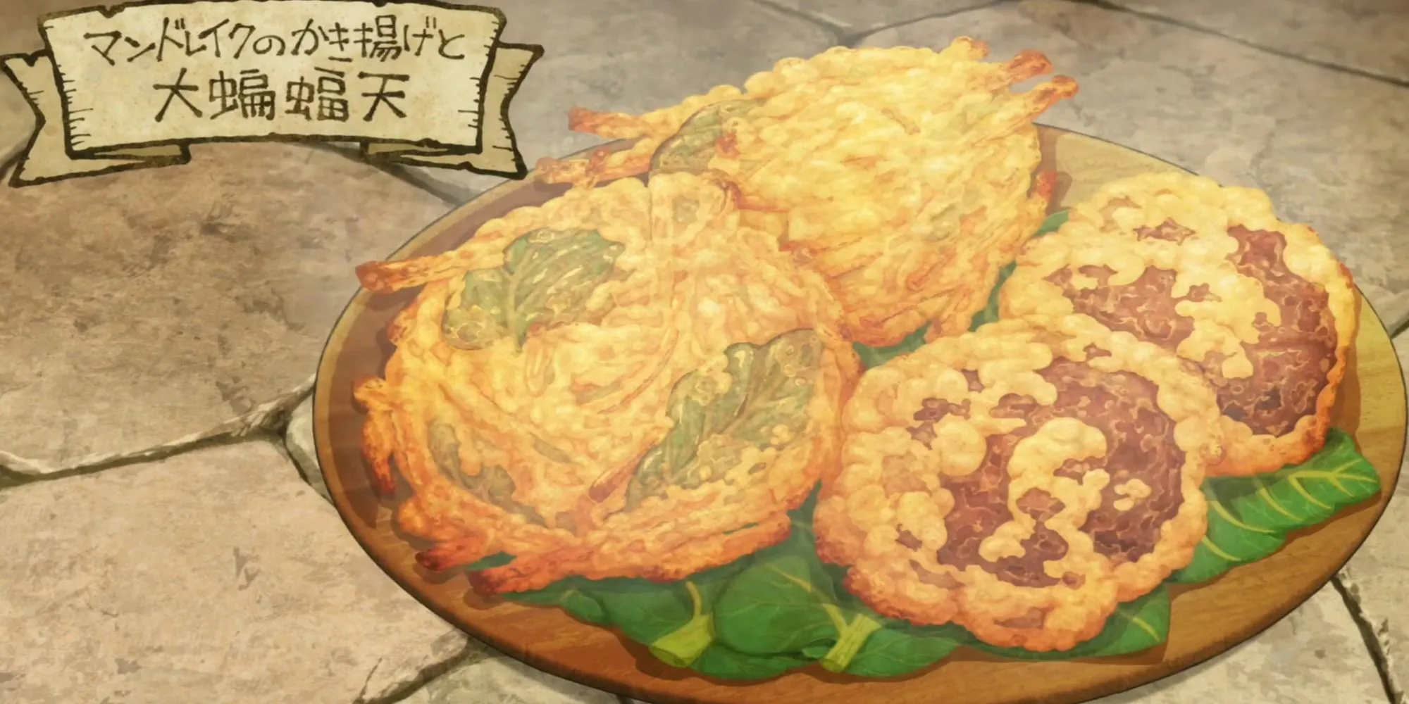 Tempura Dơi Khổng lồ và Kakiage Mandrake