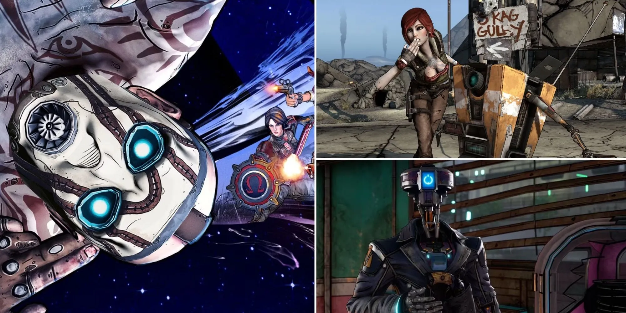 Tổng hợp hình ảnh các phiên bản game Borderlands đã phát hành.