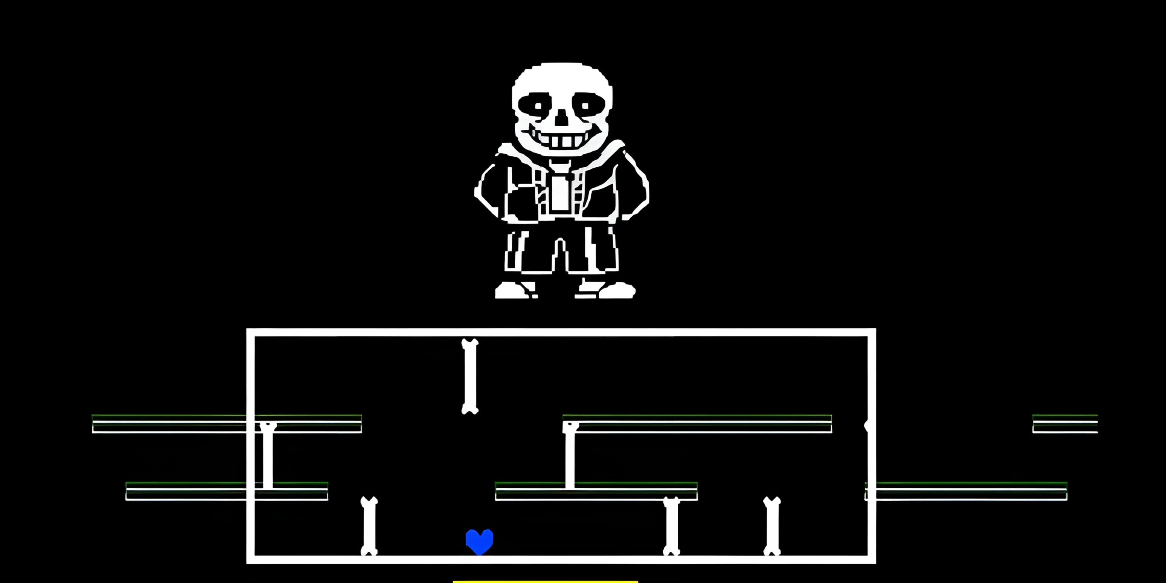 Trận đấu boss với Sans trong Undertale, một thử thách né tránh cực khó