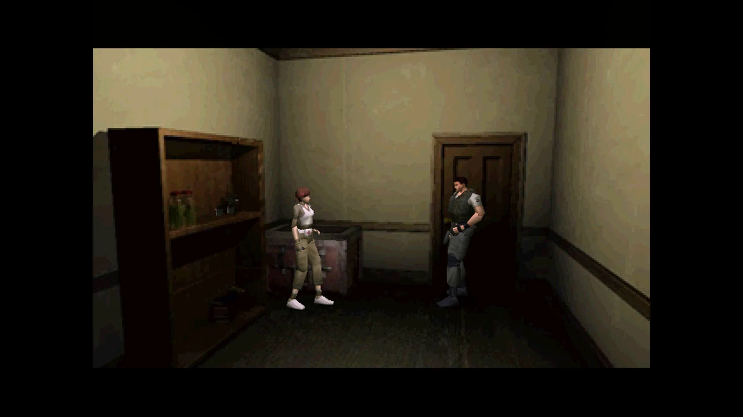Một góc hành lang trong dinh thự Spencer từ Resident Evil 1