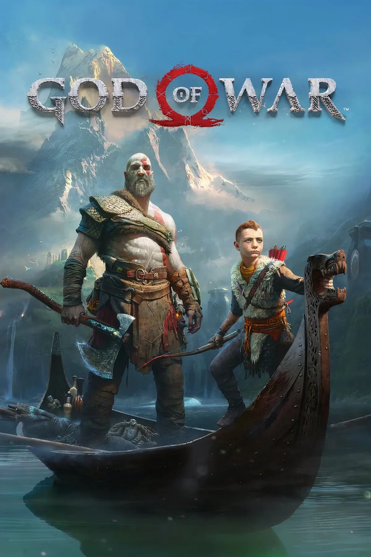 Ảnh bìa game God of War (2018) với Kratos và Atreus, báo hiệu một chương mới đầy bất ngờ và những bí mật gia đình.