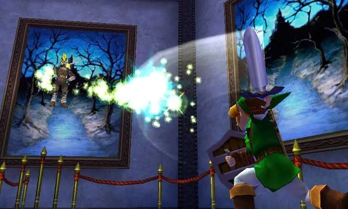Ảnh chụp màn hình The Legend of Zelda: Ocarina of Time 3D, cảnh trong game