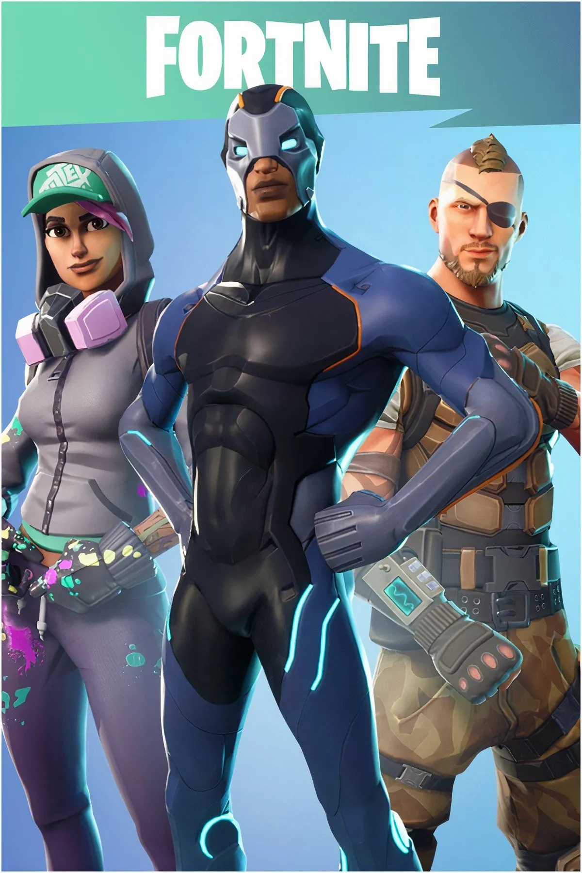 Bản đồ và lối chơi battle royale của Fortnite