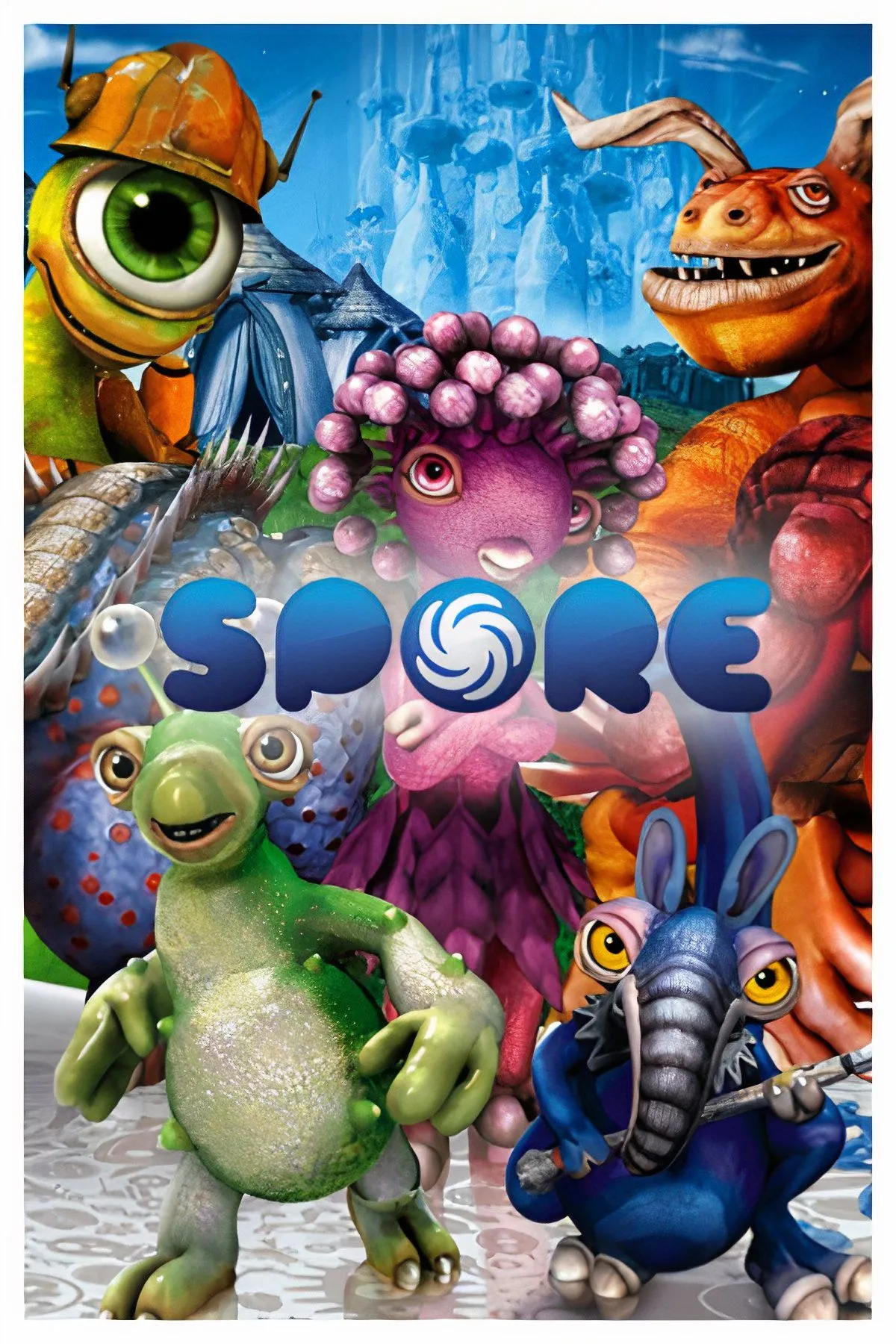 Các giai đoạn phát triển sinh vật trong game mô phỏng Spore của Will Wright