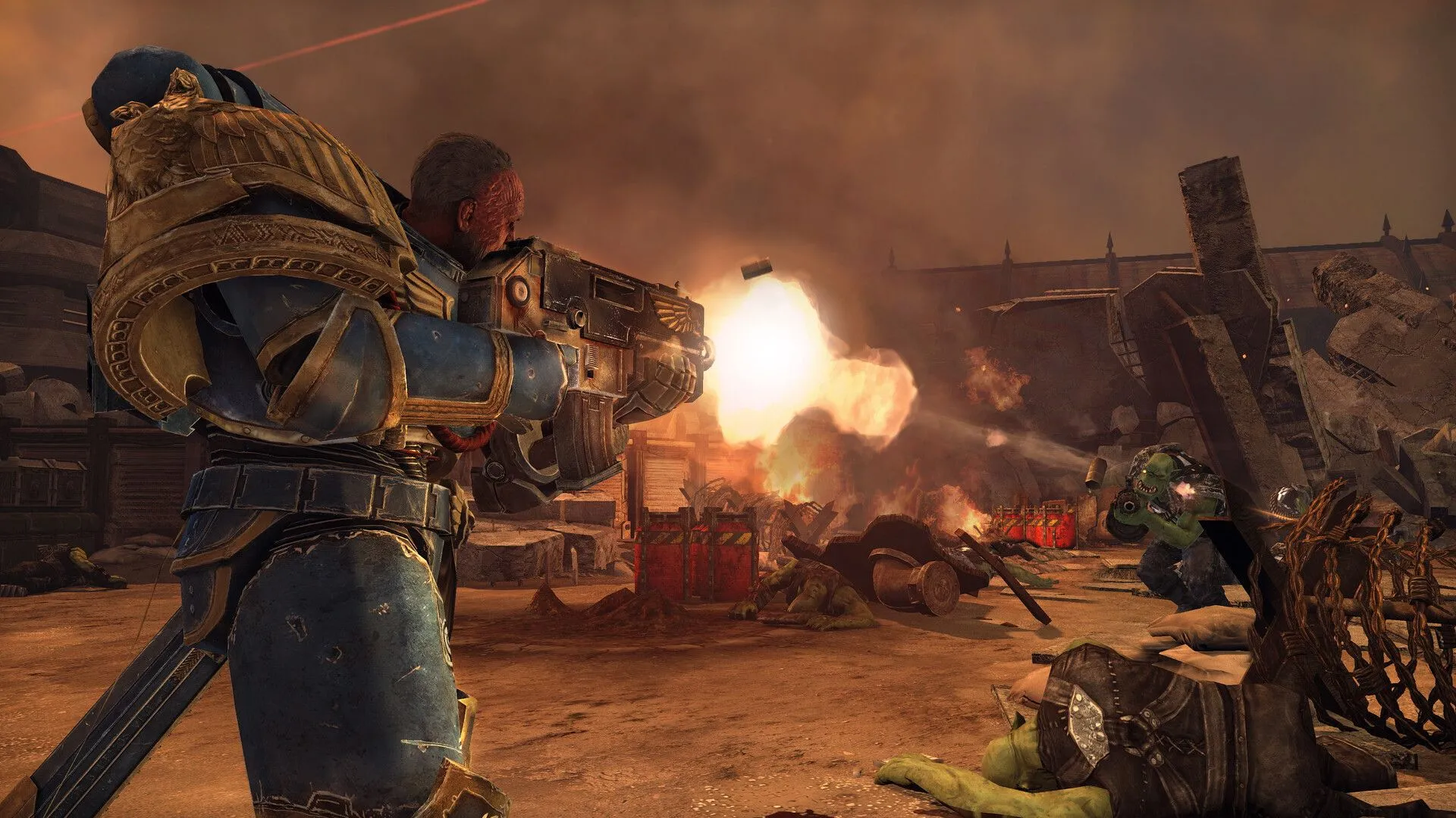 Cận cảnh giáp Space Marine được nâng cấp đồ họa 4K trong phiên bản Master Crafted