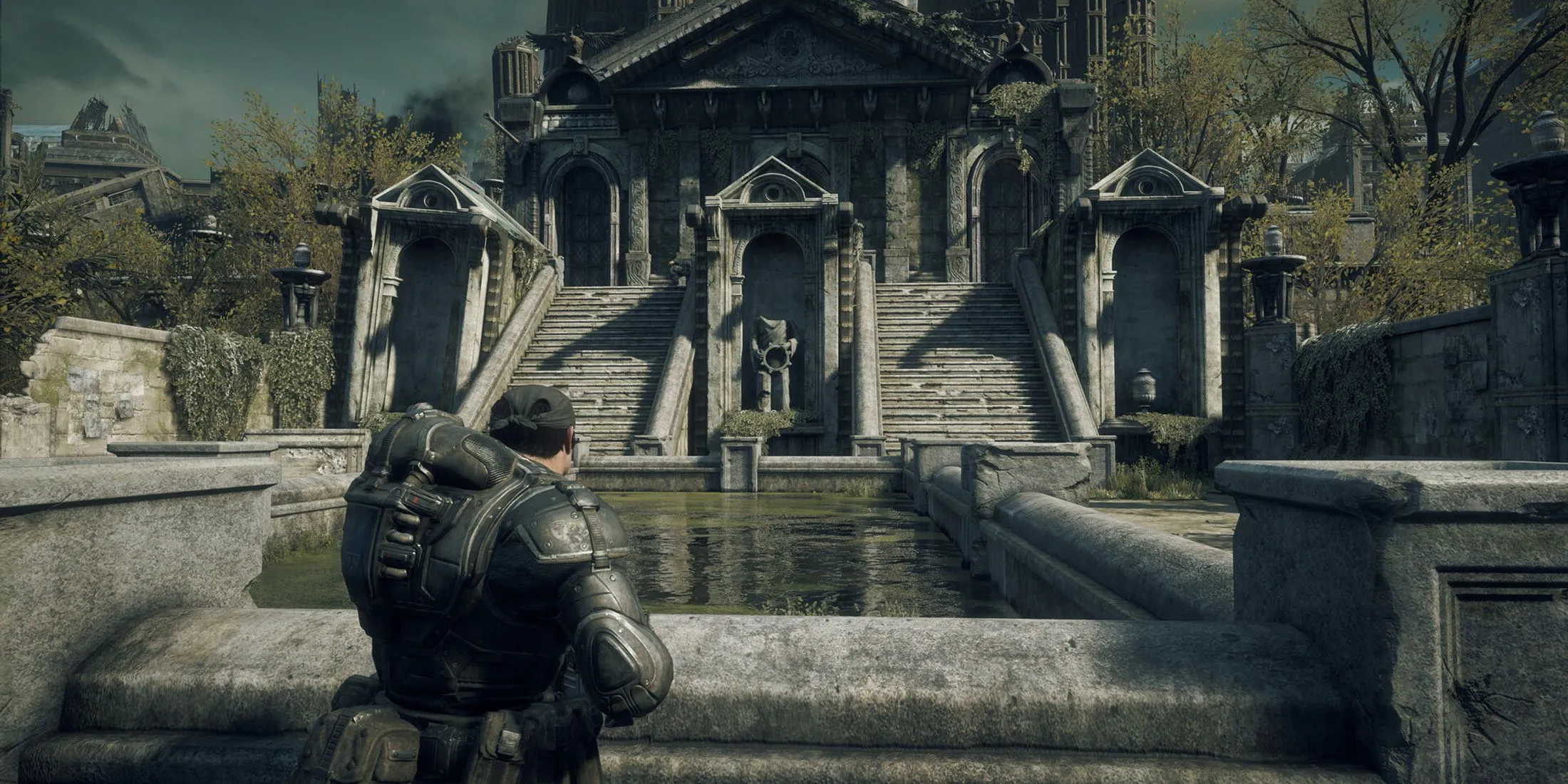 Cảnh khám phá trong Gears of War Reloaded