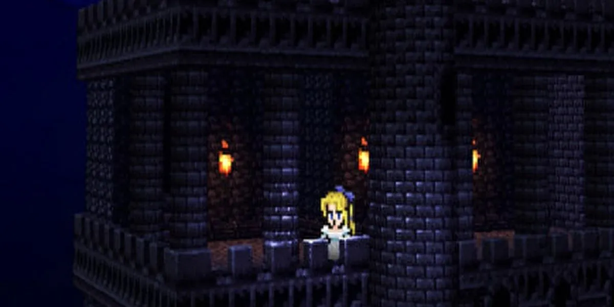 Cảnh opera của Celes trong Final Fantasy VI.