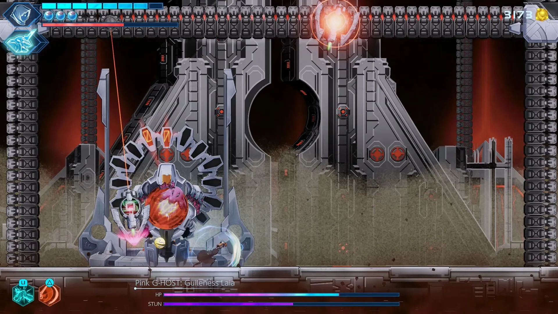 Giai đoạn 2 của Pink G-HOST Shadow Labyrinth: Đối phó với ads màu xanh lá tấn công nhanh