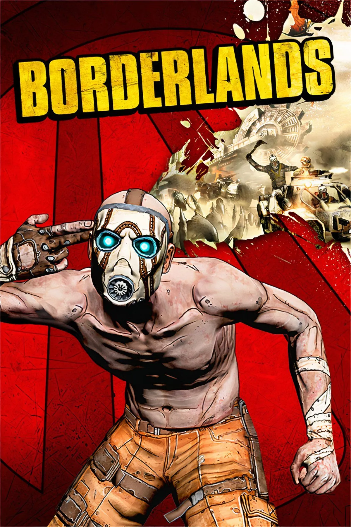 Giao diện và đồ họa cel-shaded đặc trưng của game bắn súng cướp bóc Borderlands