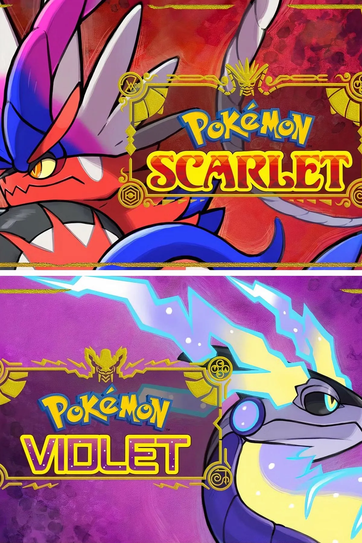 Hình ảnh bìa game Pokemon Scarlet and Violet