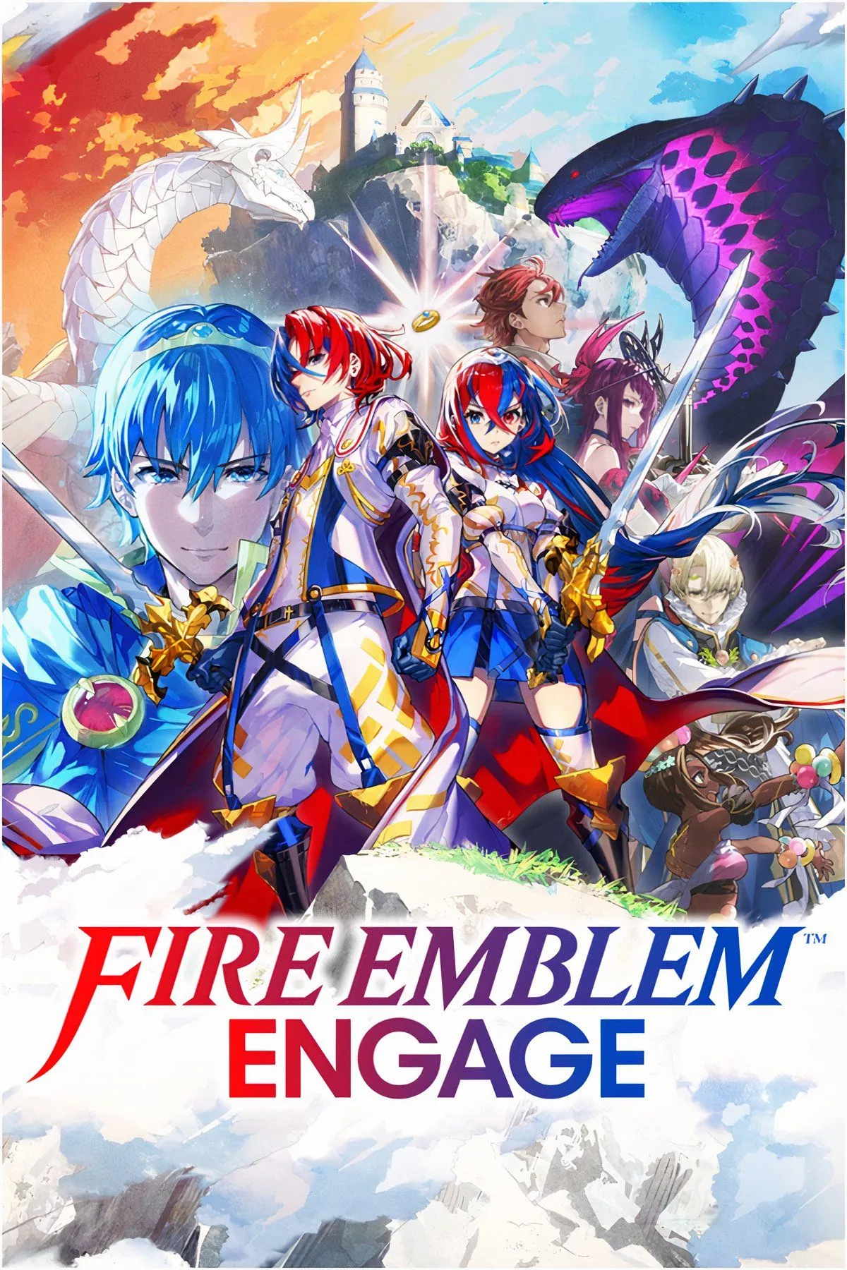 Hình ảnh cắt ghép các nhân vật trong Fire Emblem Engage
