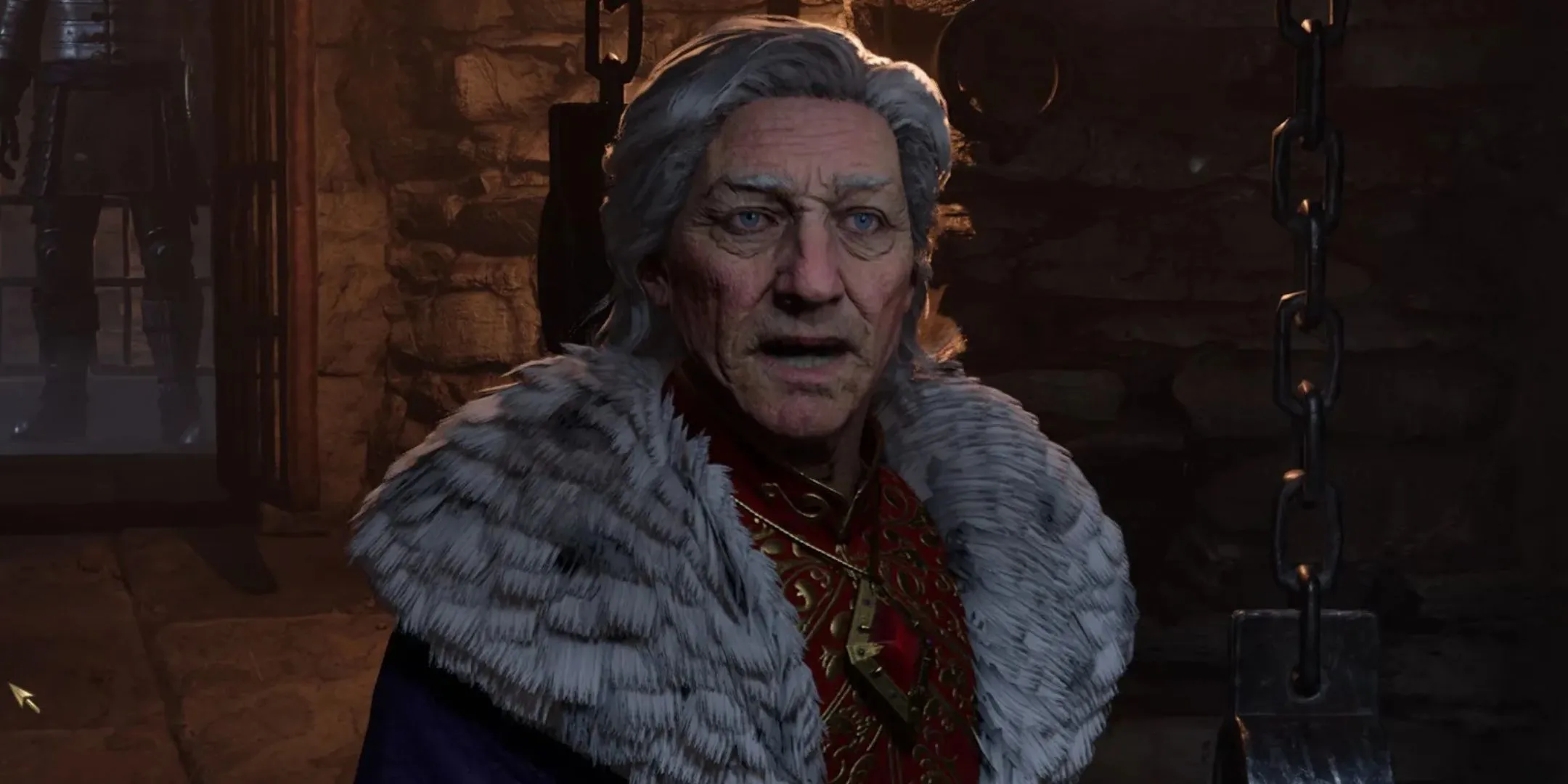 Hoàng đế Uriel Septim VII trong The Elder Scrolls 4 Oblivion Remastered, với đồ họa được nâng cấp rõ rệt