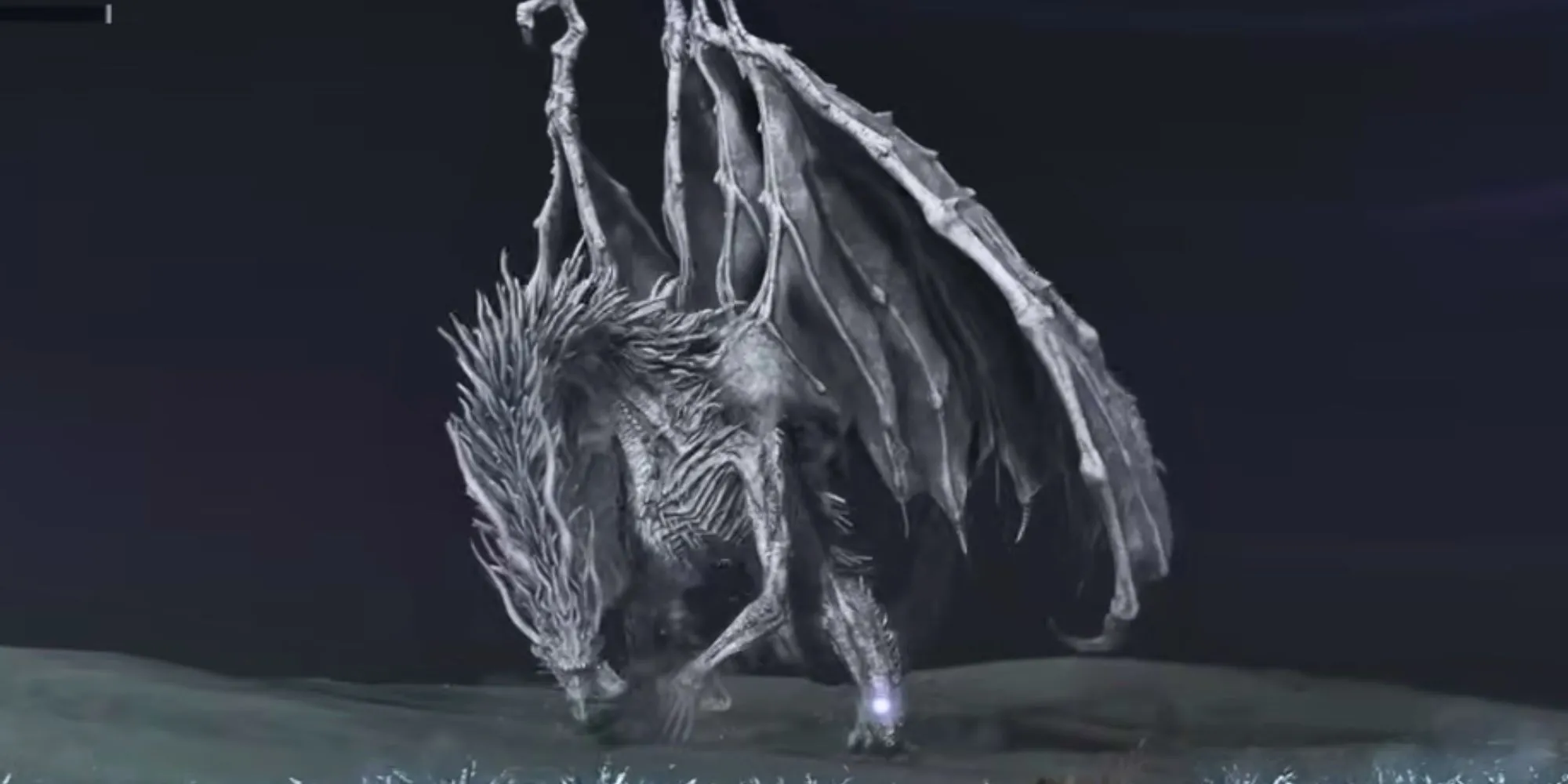 Ice dragon Caligo in Elden Ring Nightreign