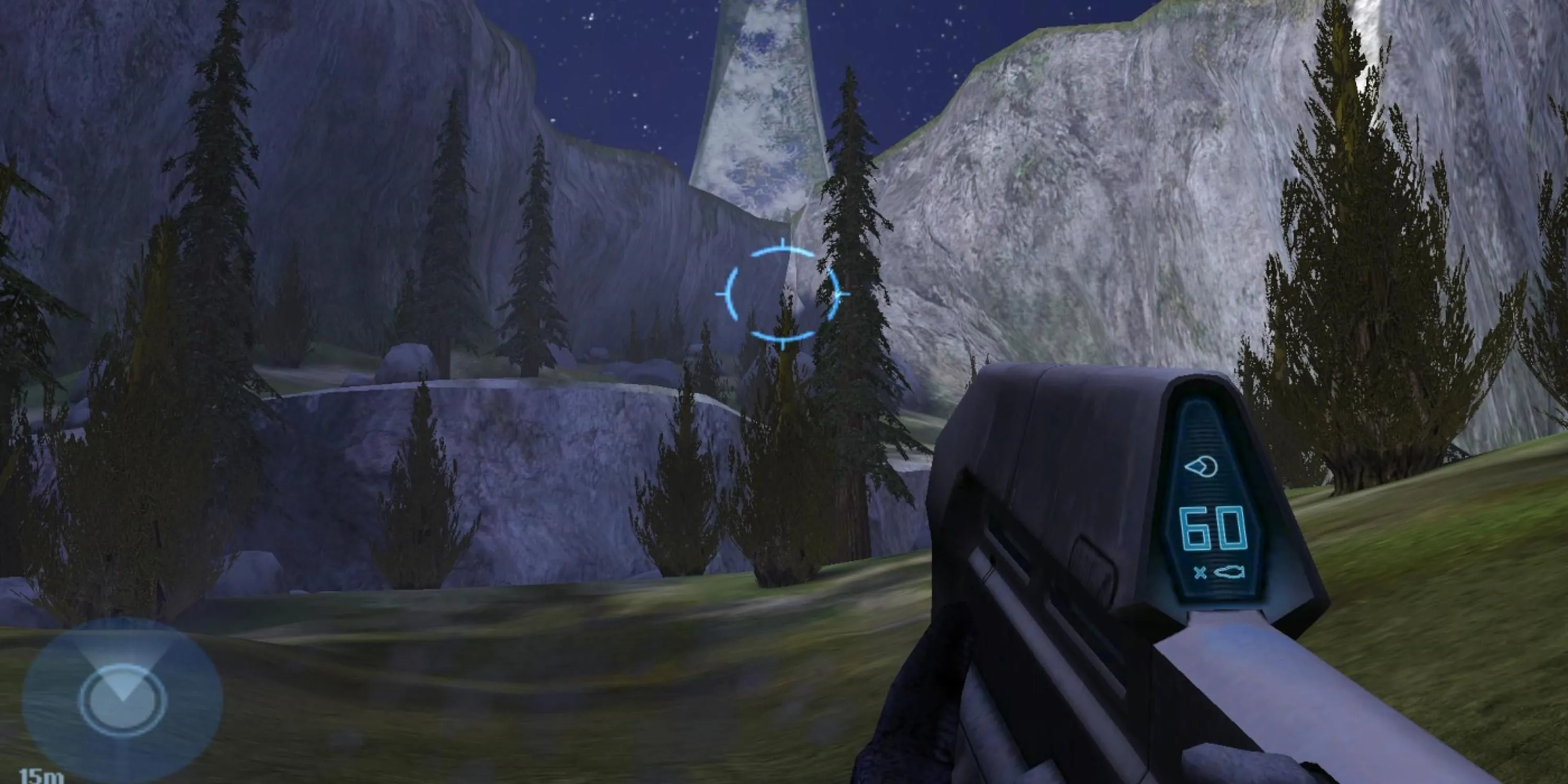 Khung cảnh hùng vĩ của vòng Halo trong Halo Combat Evolved, biểu tượng của sự bí ẩn và nguy hiểm