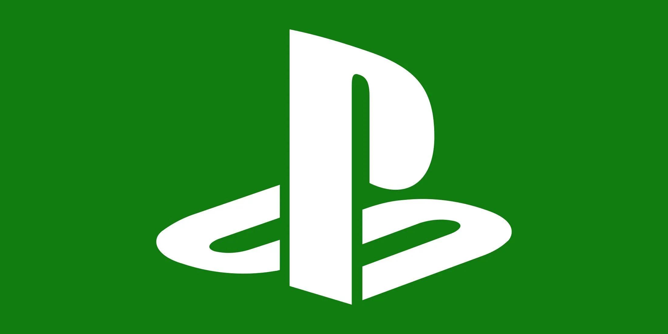 Logo PlayStation trên nền xanh Xbox, biểu tượng kết thúc chiến tranh console