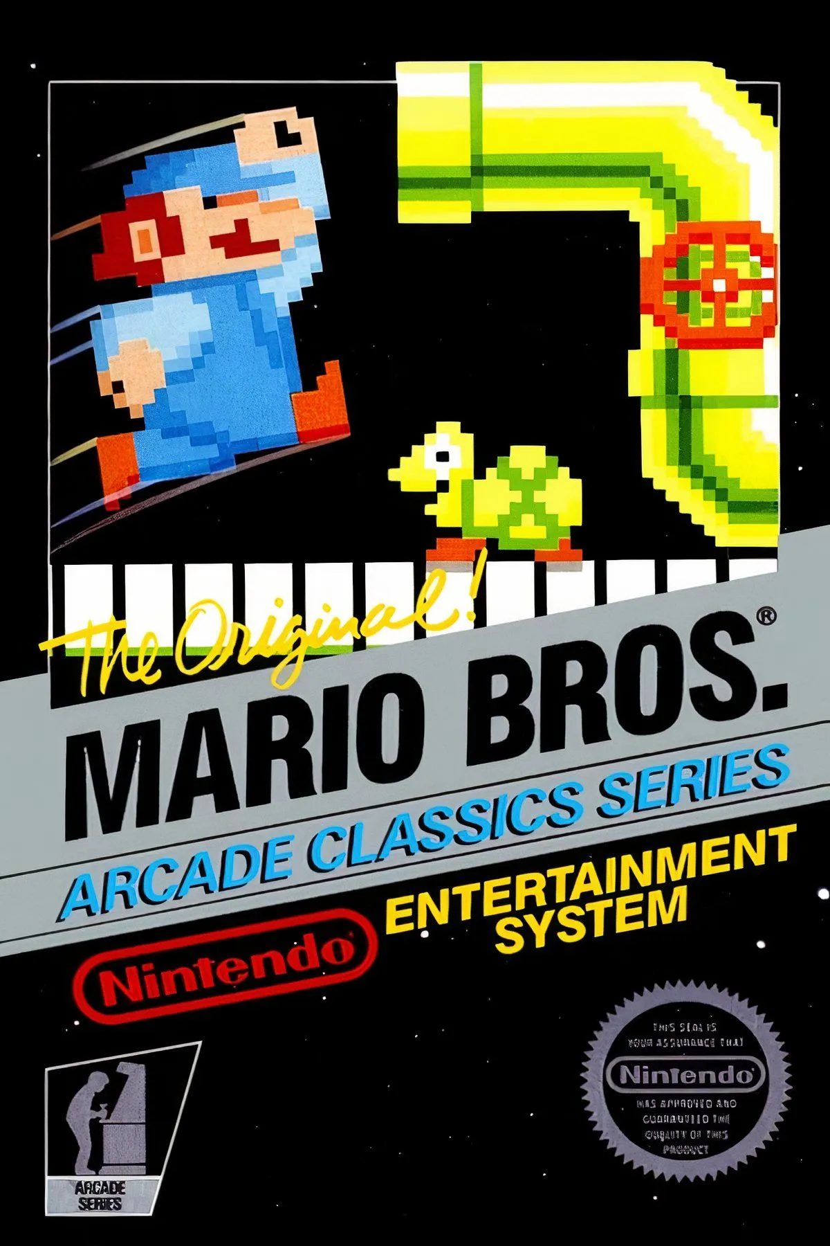 Mario và Luigi trong bản game Mario Bros. Returns trên Famicom Disk System.