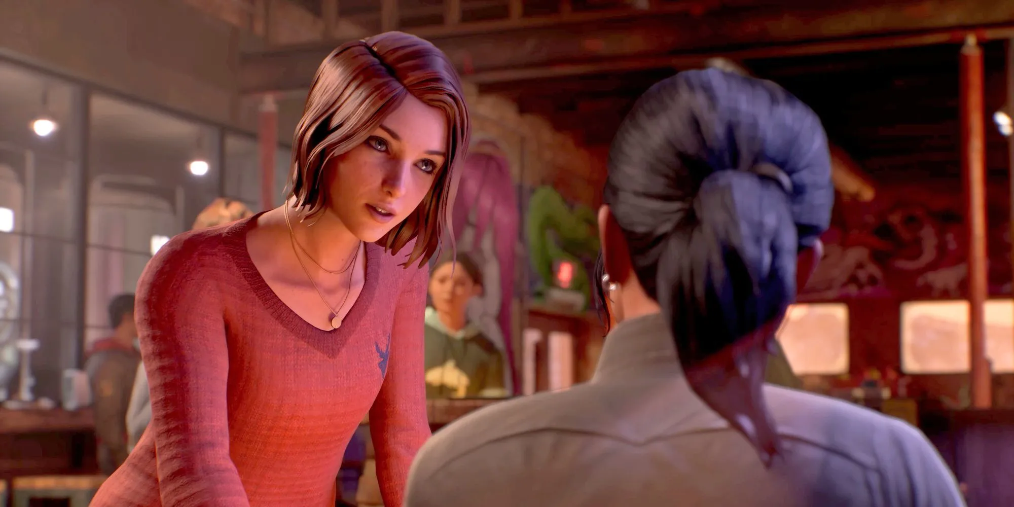 Max Caufield nói chuyện với Safi trong Life is Strange Double Exposure