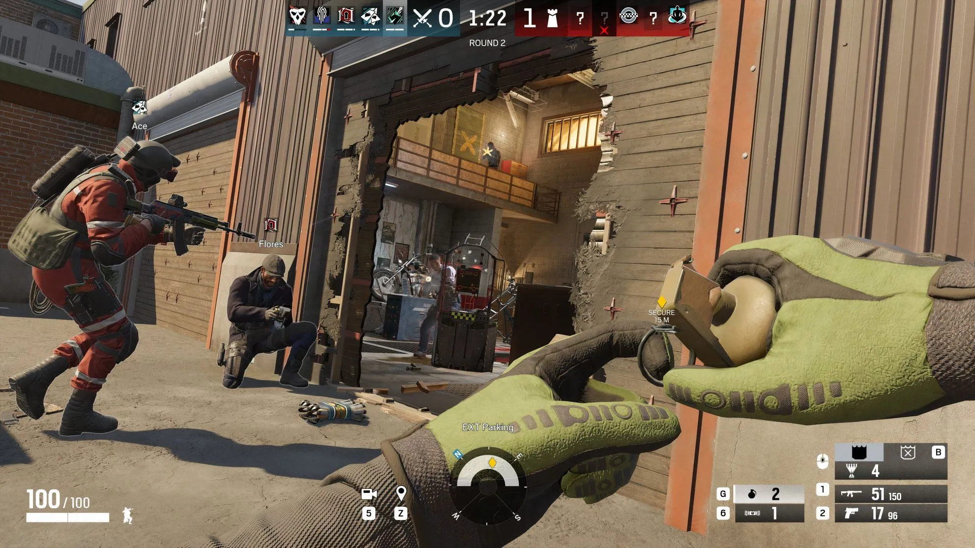 Người chơi đối đầu trong chế độ Dual Front của Rainbow Six Siege X
