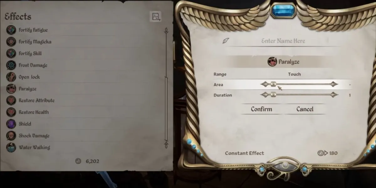 Phép thuật Paralyze trong The Elder Scrolls IV: Oblivion Remastered khiến kẻ địch bất động.