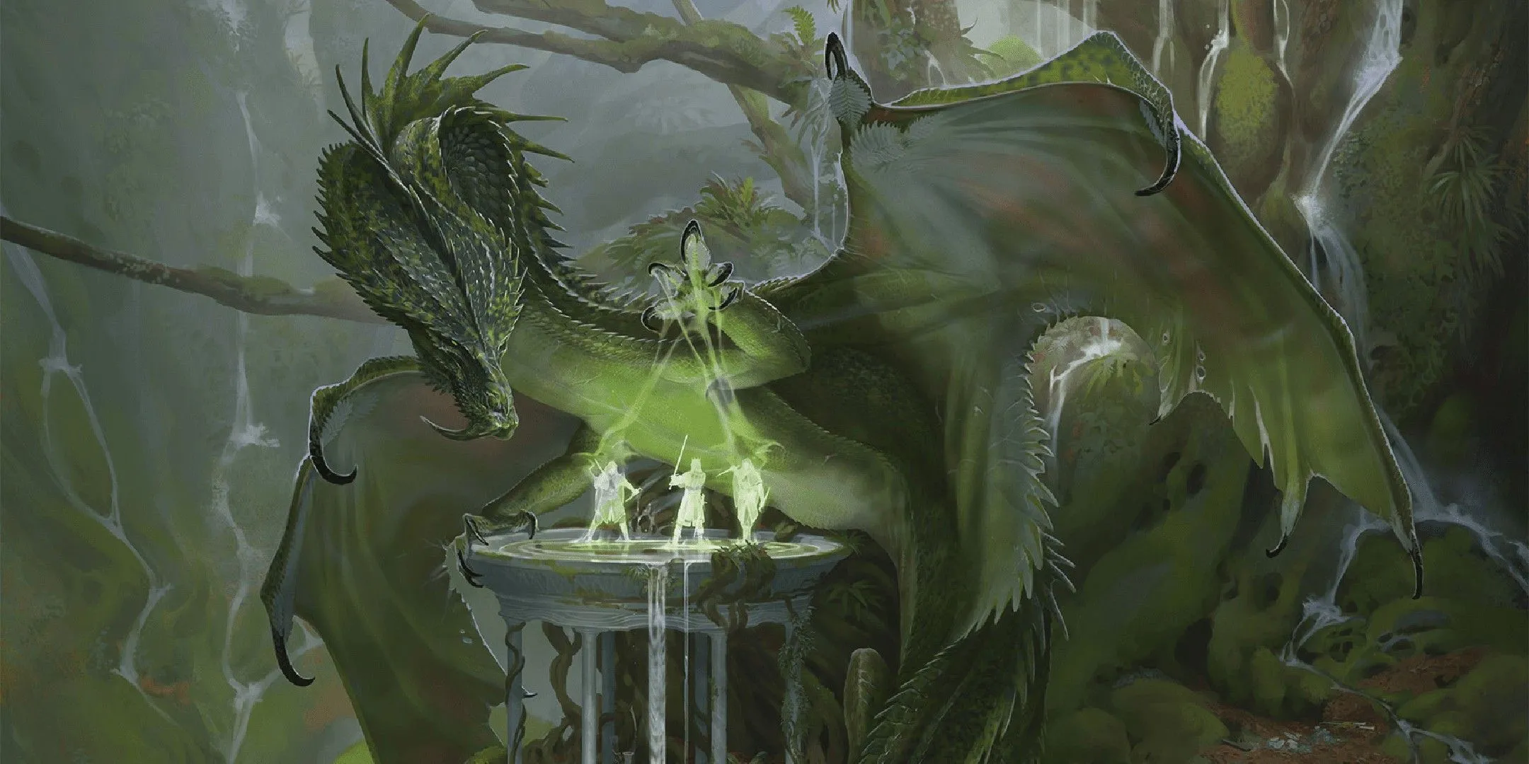 Rồng xanh cổ đại uy nghi trong thế giới Dungeons & Dragons.