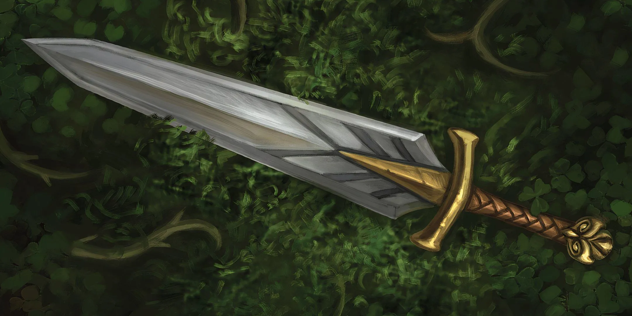 Thanh kiếm ma thuật Blade of the Wood, biểu tượng cho phép Gain Sentience trao ý thức cho vật thể D&amp;D
