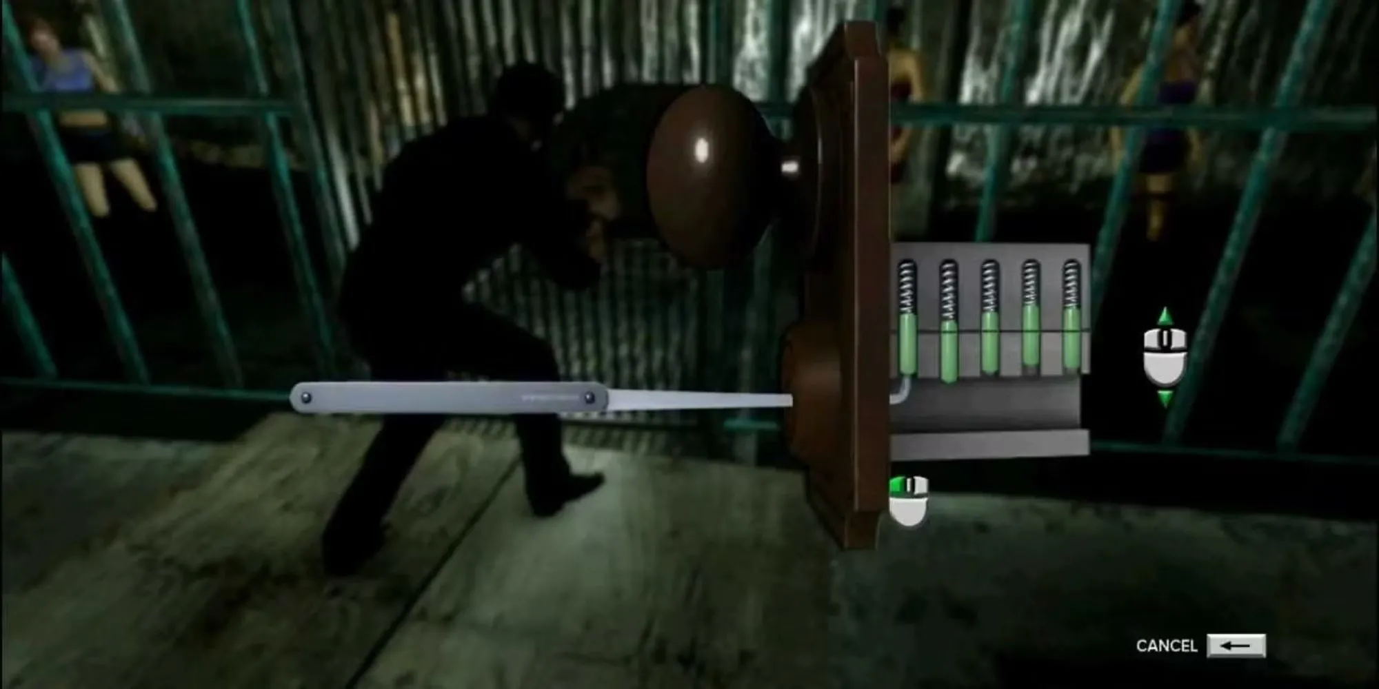 Thao tác bẻ khóa xe trong Sleeping Dogs, một cơ chế gameplay đặc trưng của thế giới ngầm Hồng Kông