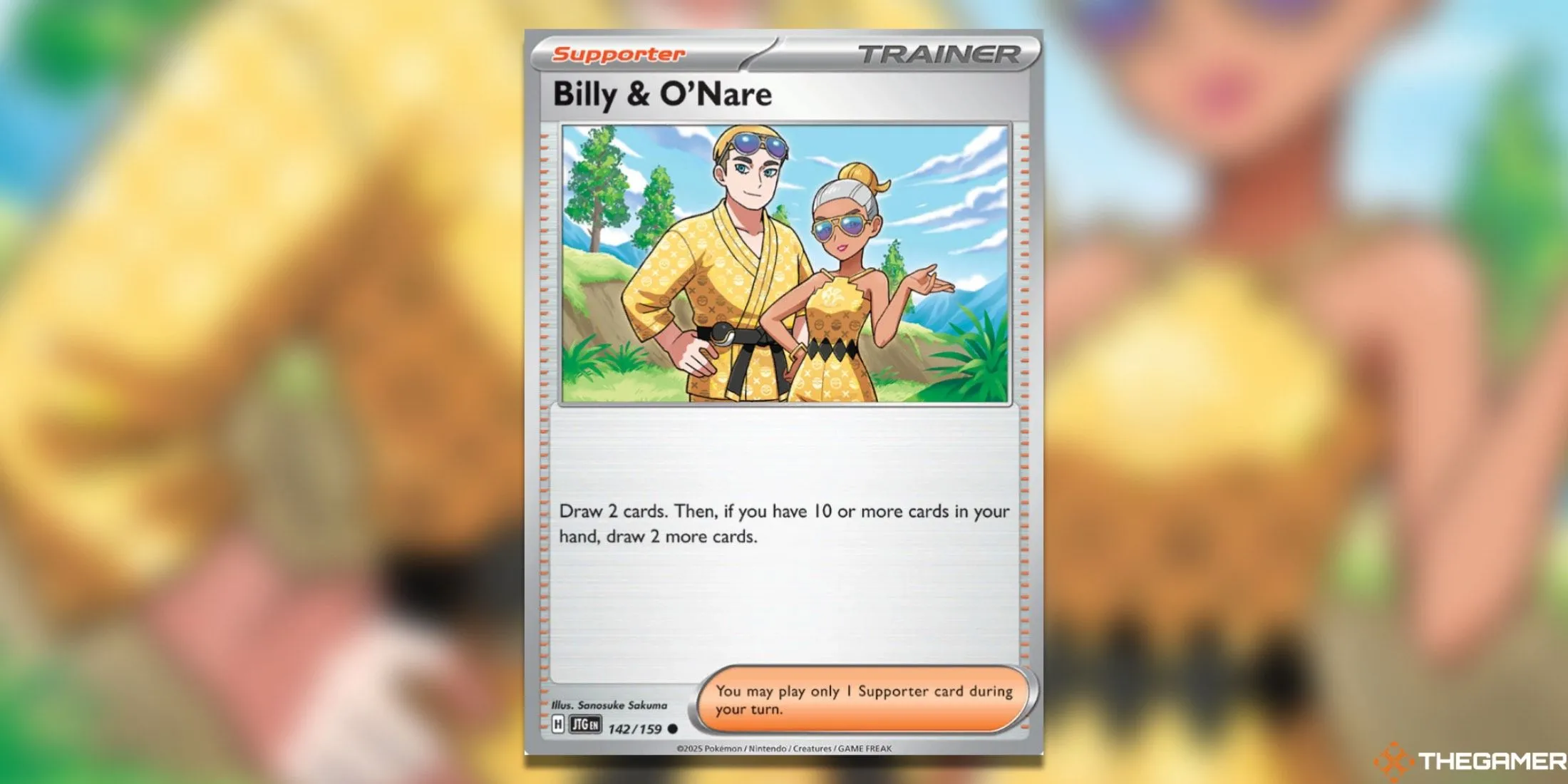 Thẻ bài Trainer từ bộ Pokémon TCG Journey Together, minh họa sự thay đổi thiết kế thẻ hỗ trợ