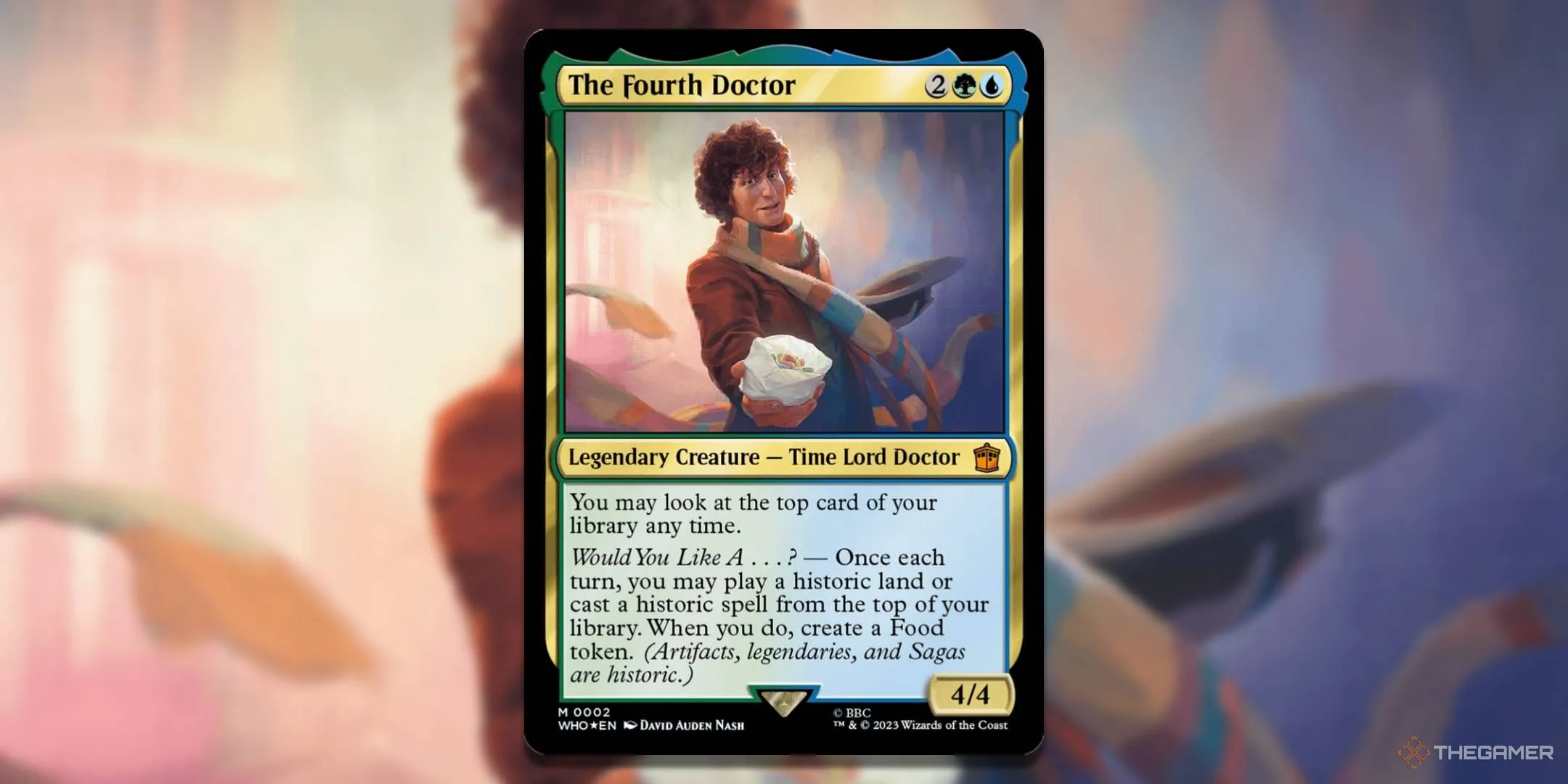 The Fourth Doctor, một trong những vị Bác sĩ huyền thoại của vũ trụ Doctor Who, chỉ huy deck Blast From The Past.
