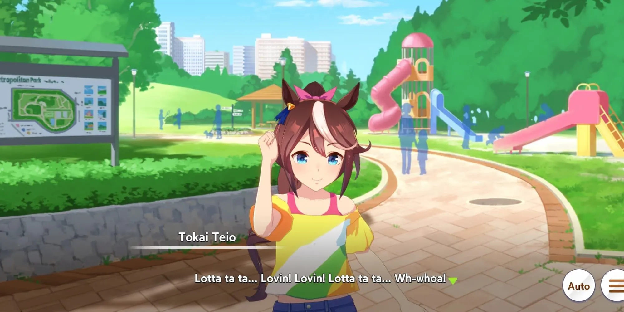 Tokai Teio trong Umamusume, biểu tượng của tốc độ và quyết tâm vươn tới đỉnh cao.