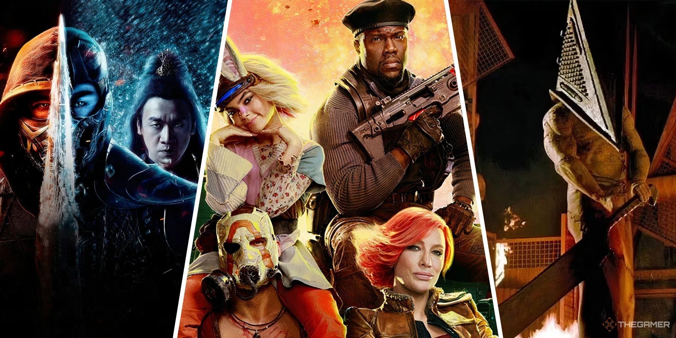 Tổng hợp các bộ phim lấy cảm hứng từ game, bao gồm Mortal Kombat 2021, Borderlands và Silent Hill Revelation