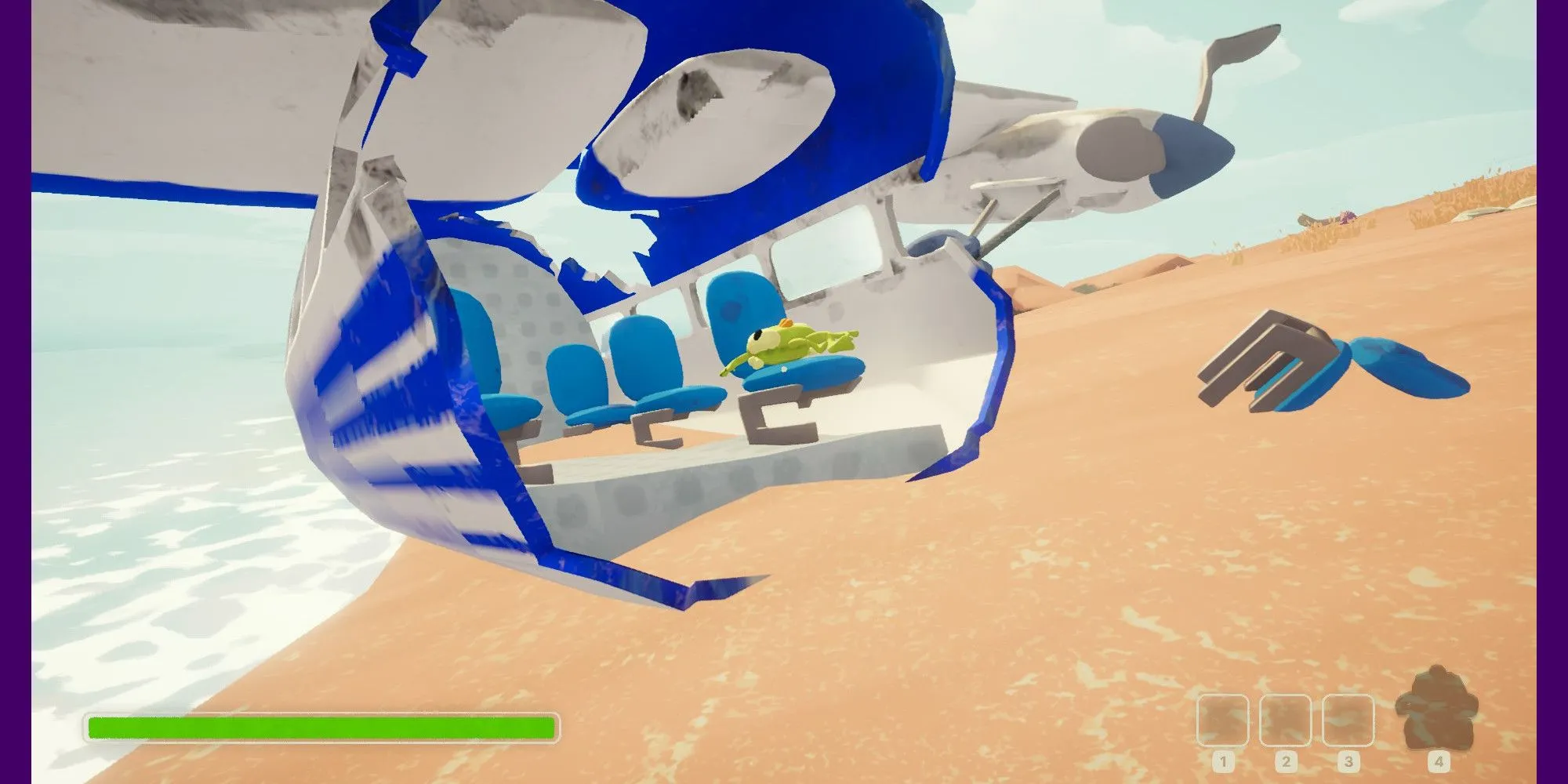 Vị trí Bing Bong spawn tại khu vực máy bay rơi trong PEAK